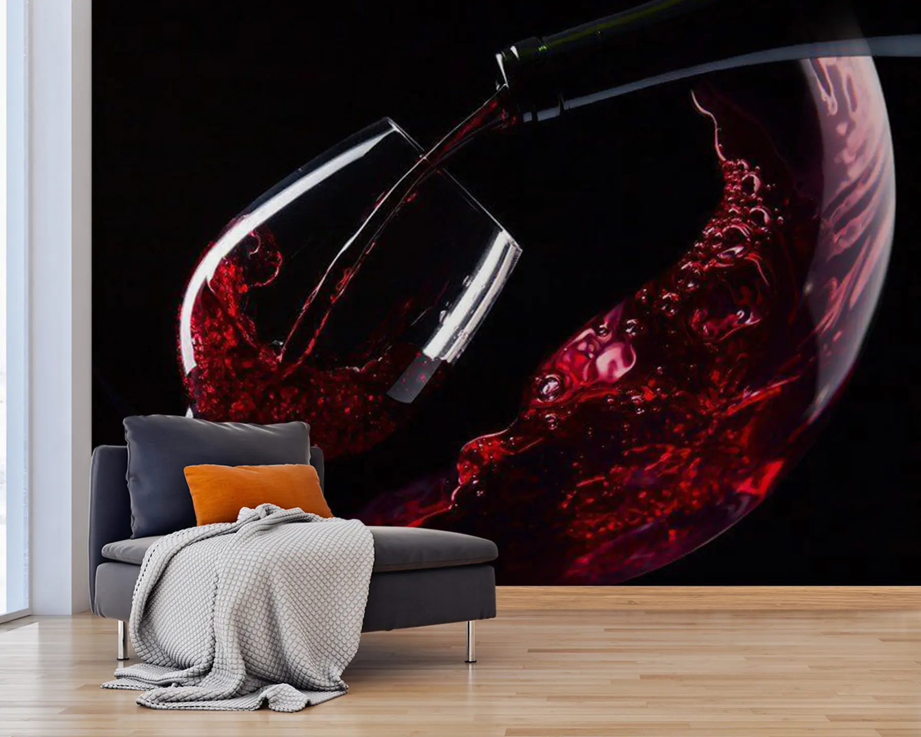 Fototapet Automobilové osvětlení, kapalina a kapota u66084