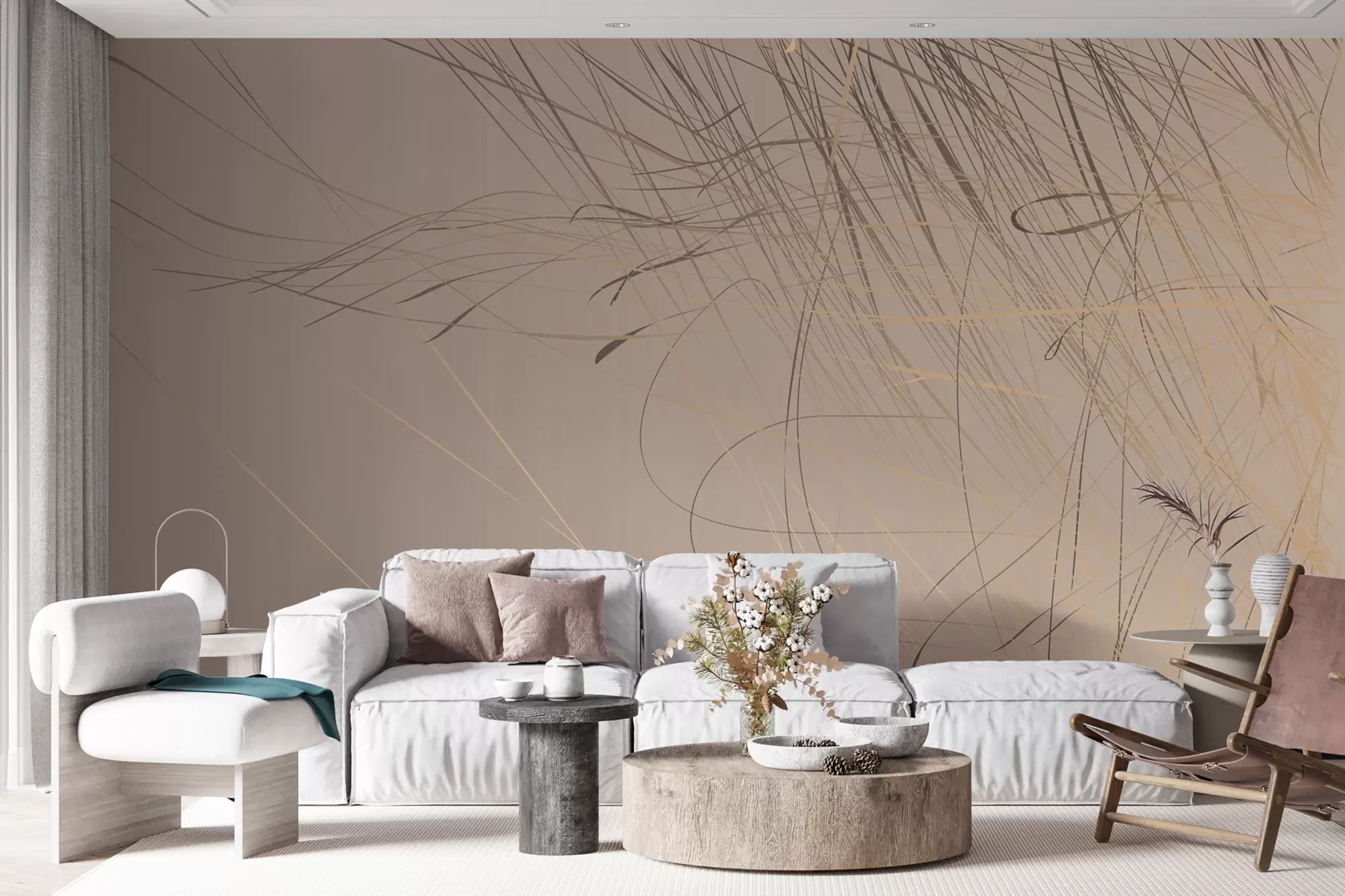 Fototapet Dřevo, větvička a elektřina u93467