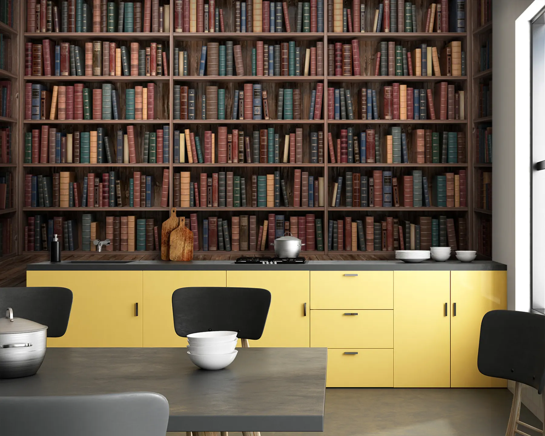 Fototapet Působivá knihovna u93501