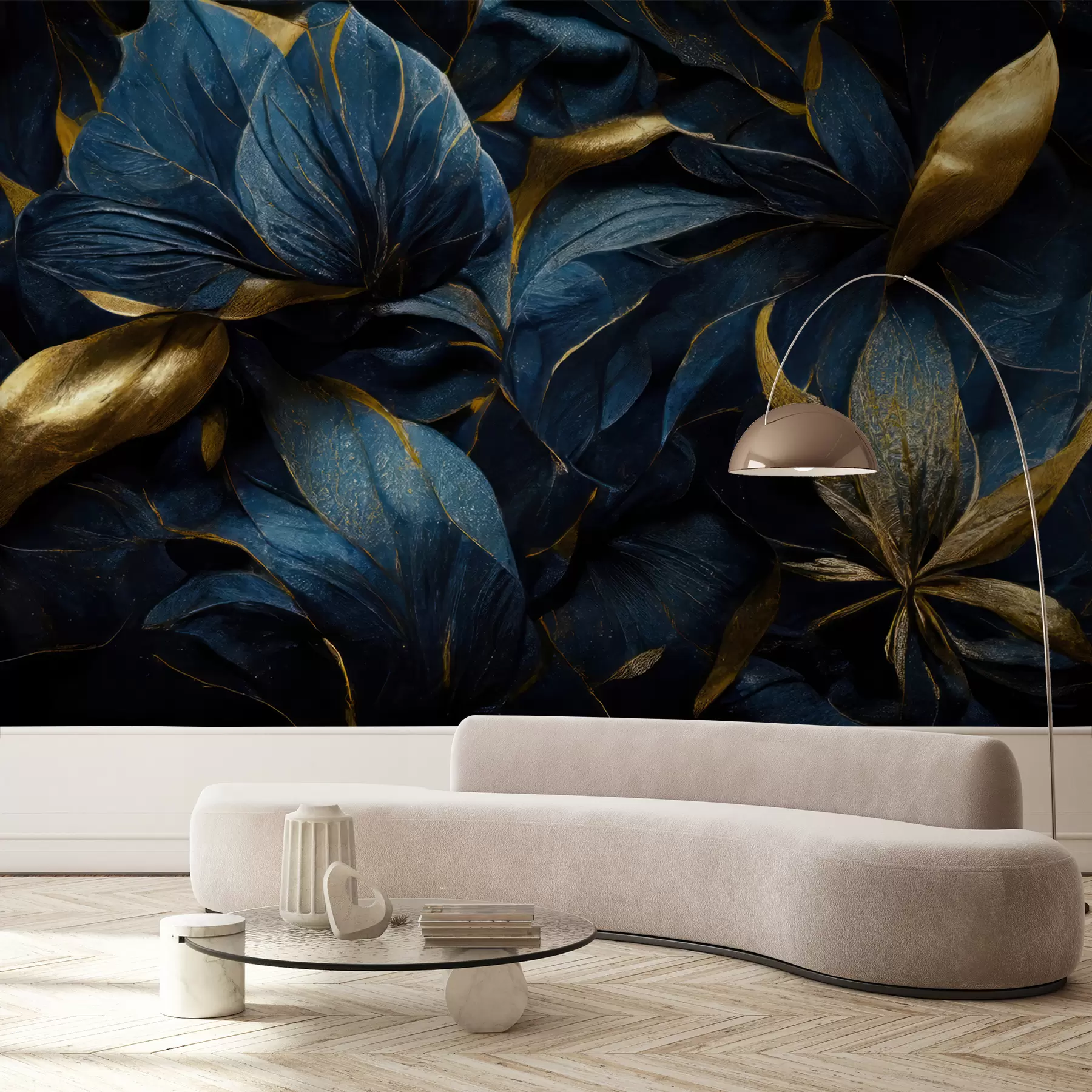 Fototapet Modré královské květiny u74140