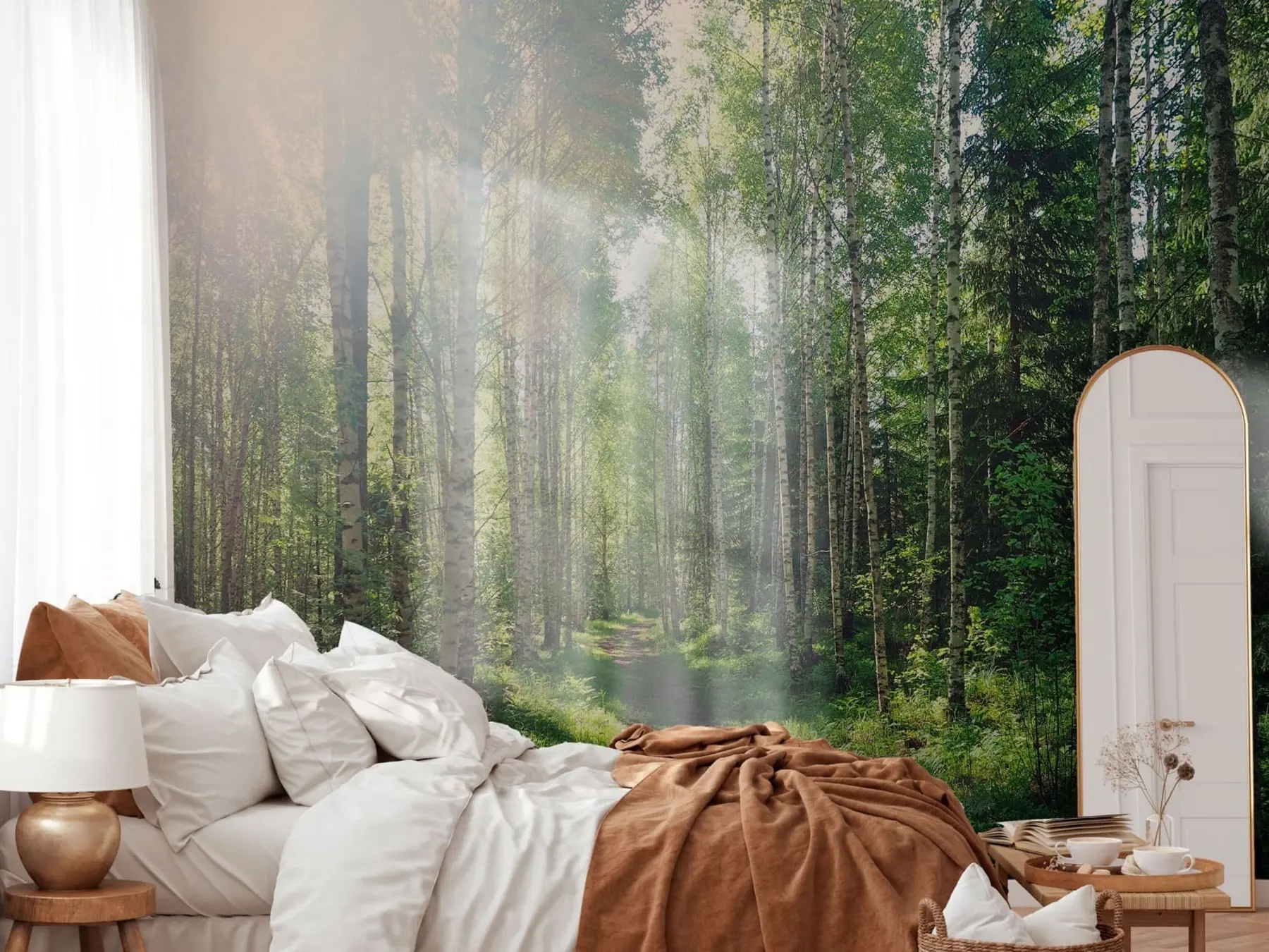 Fototapet Zelené slunce ve Finsku u74235