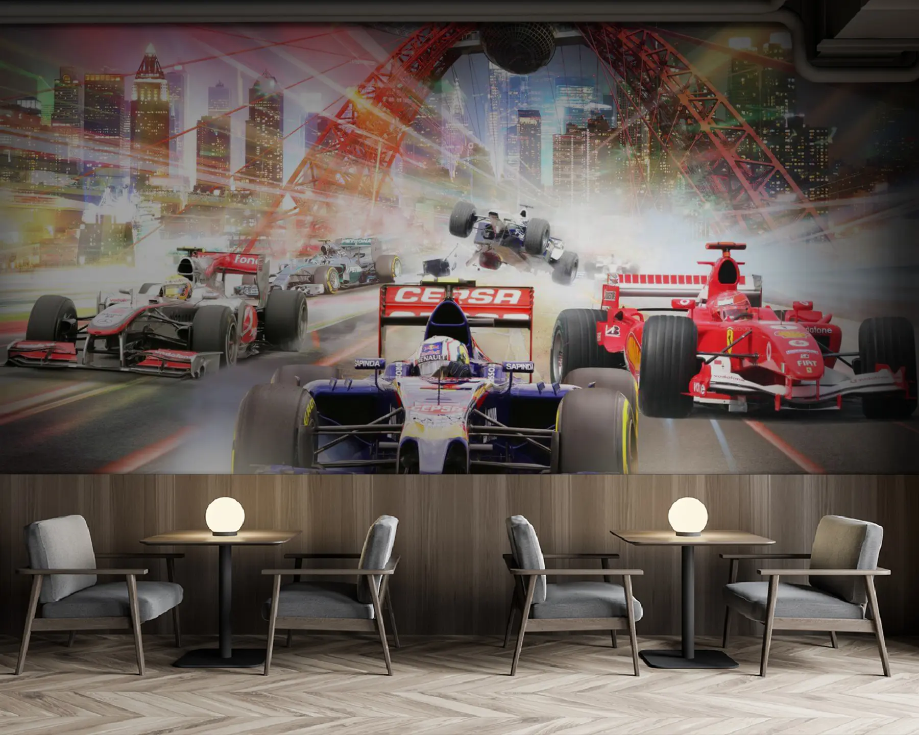 Fototapet Kolo, pneumatika a auto u64439