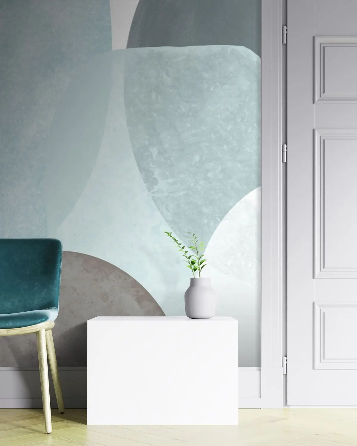 Fototapet Velké barevné kruhy u71404