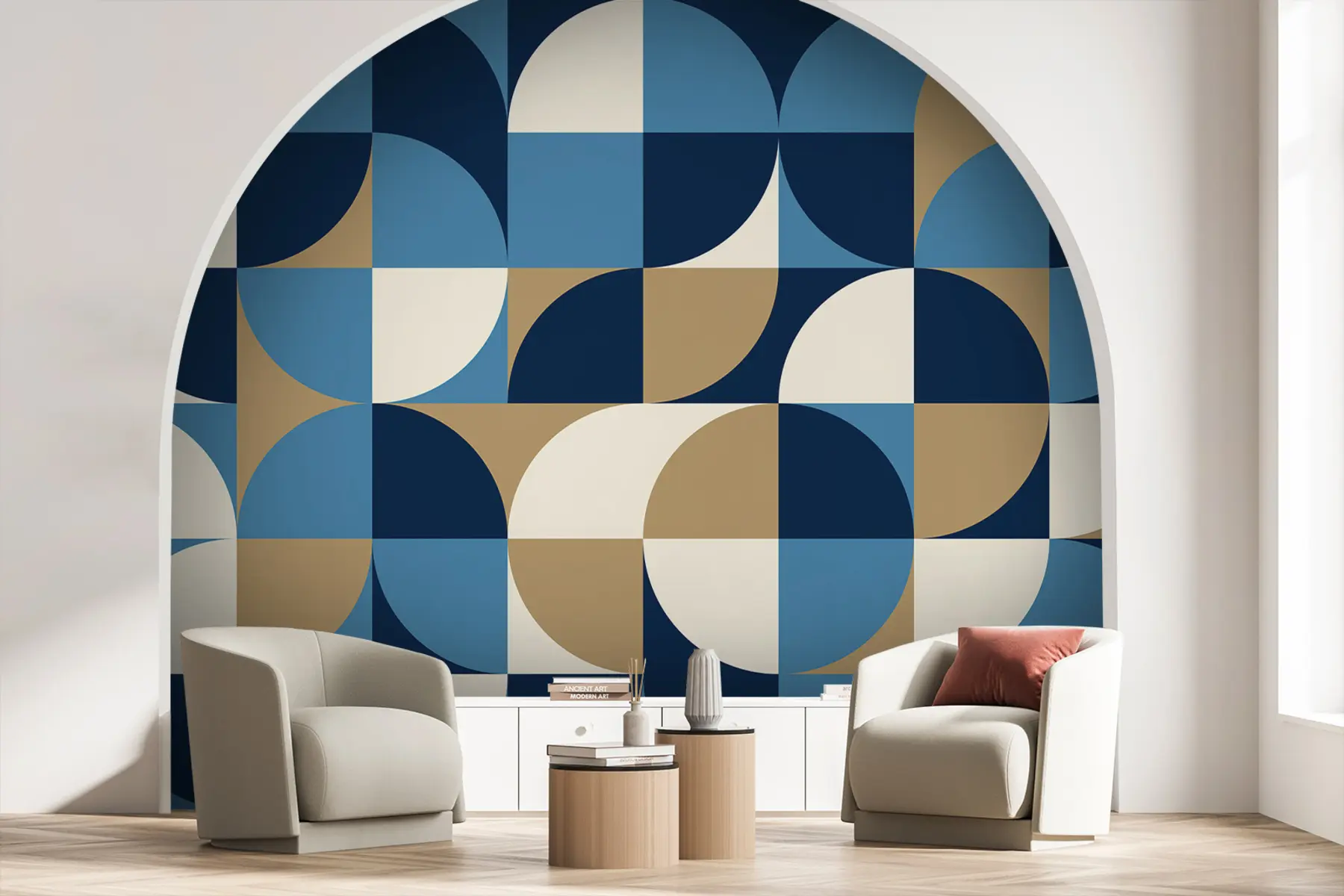 Fototapet Abstraktní modrá u78733