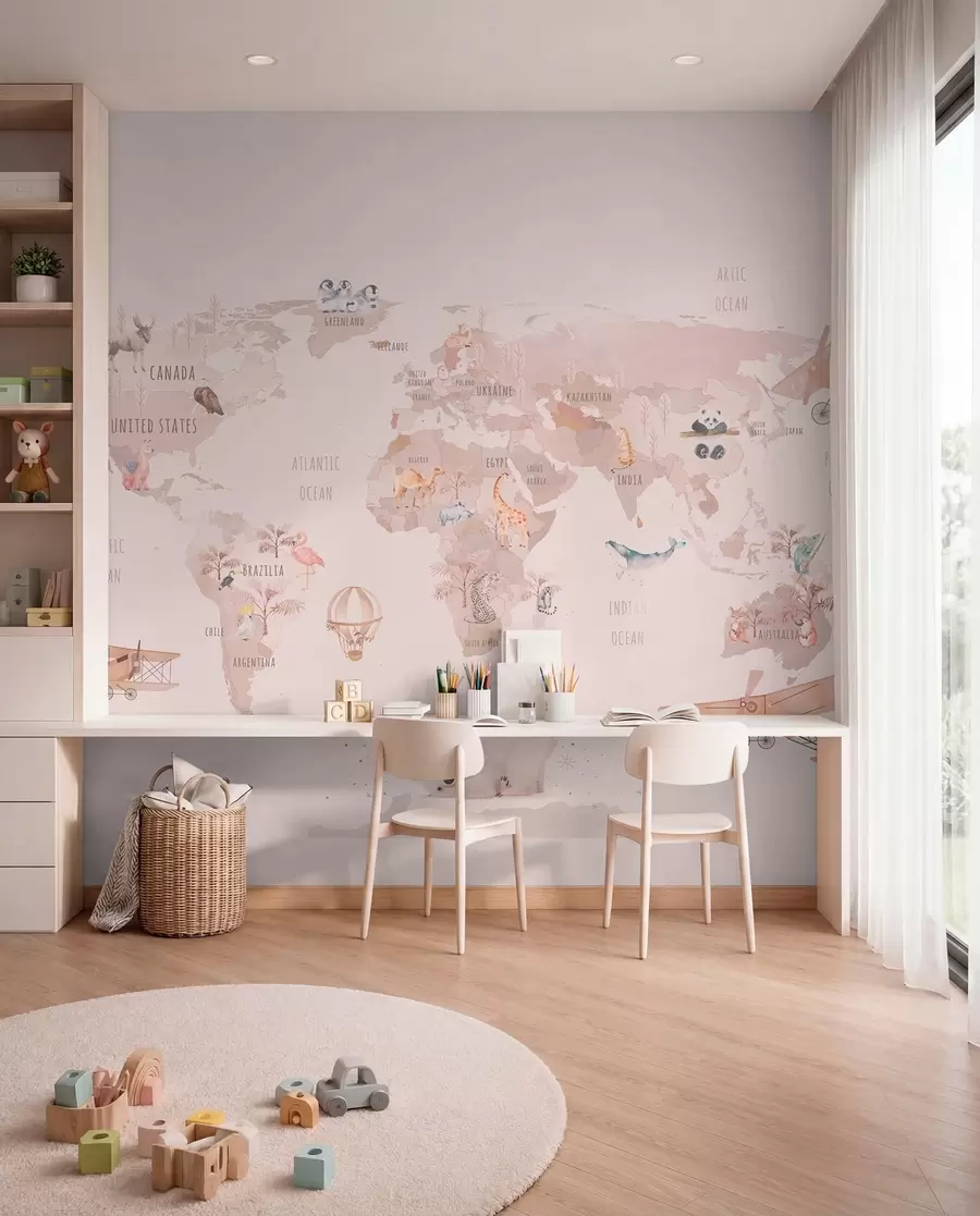Fototapet Mapa malého letce u93908