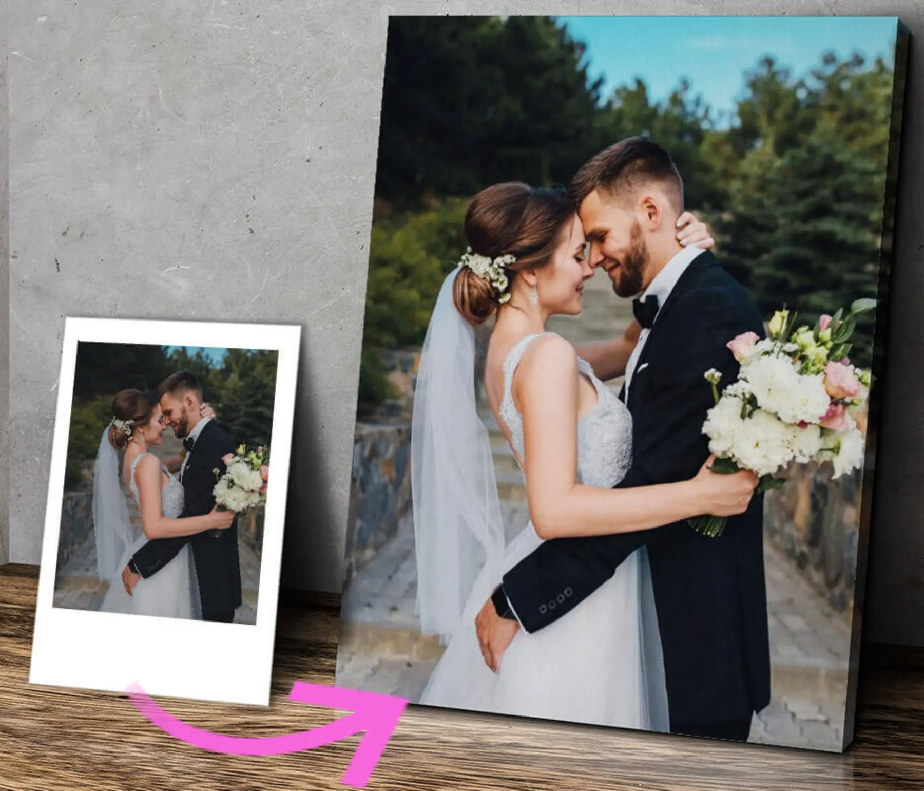 Obraz Květina, svatební šaty a rostlina Č. s31872