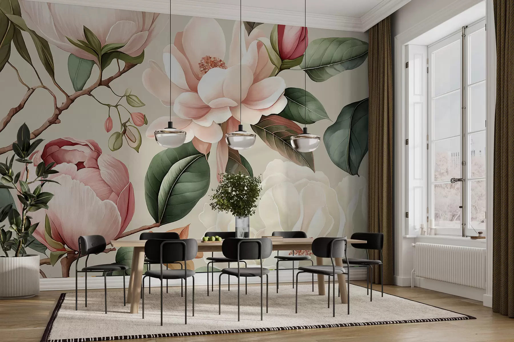 Fototapet akvarelové duchy u70667