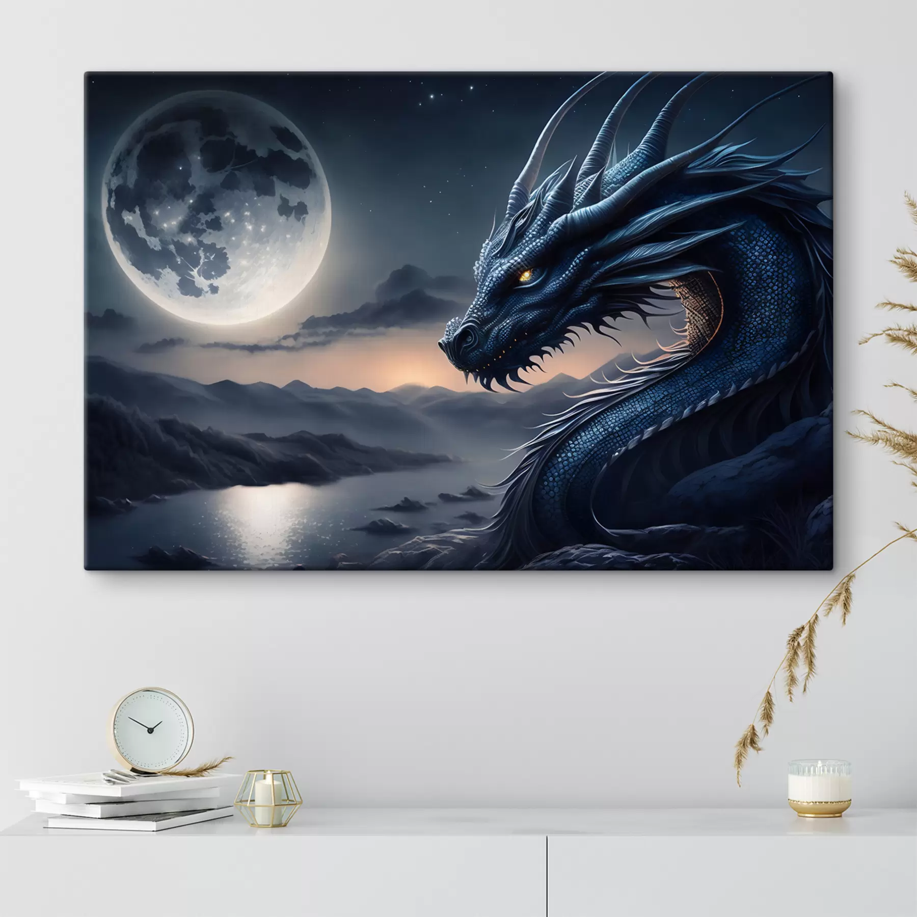 Fototapet Světlo, měsíc a čelist s32612