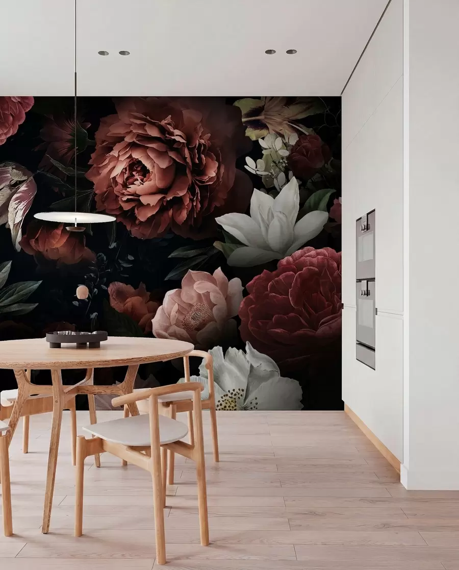 Fototapet Růžový design s efektem akvarelu u94330