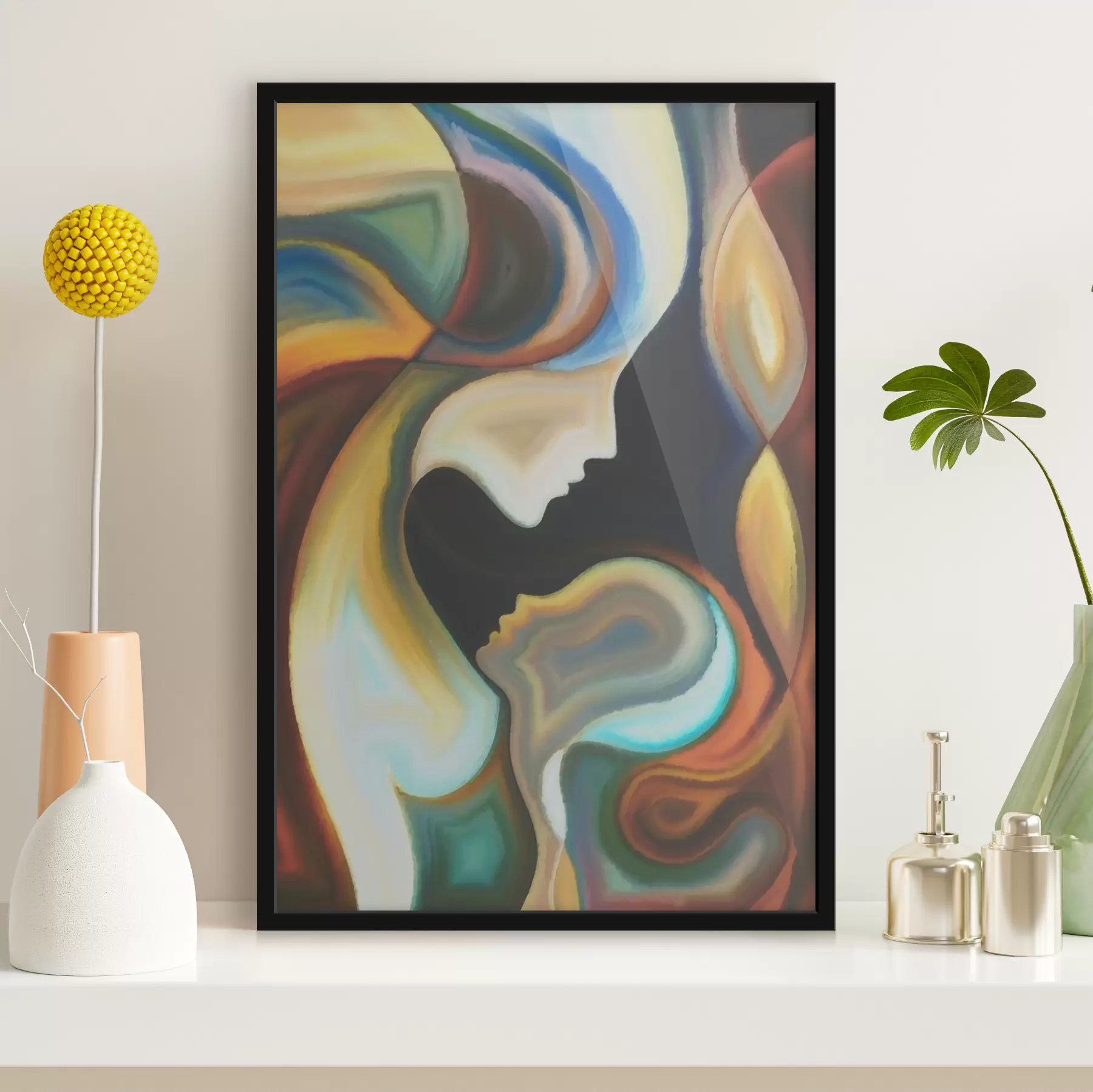 Fototapet Malovat, rostlin a větvička f00034