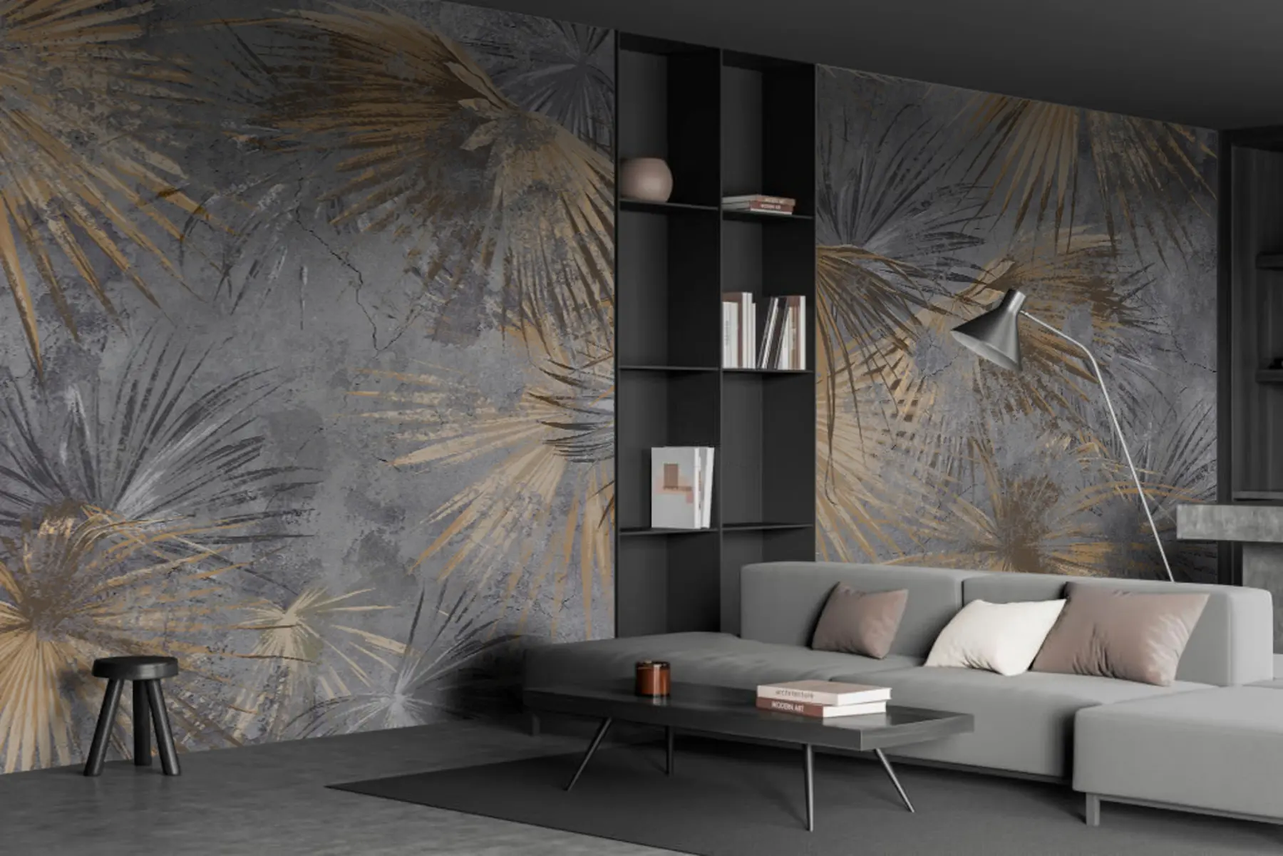 Fototapet palmový grunge u75787