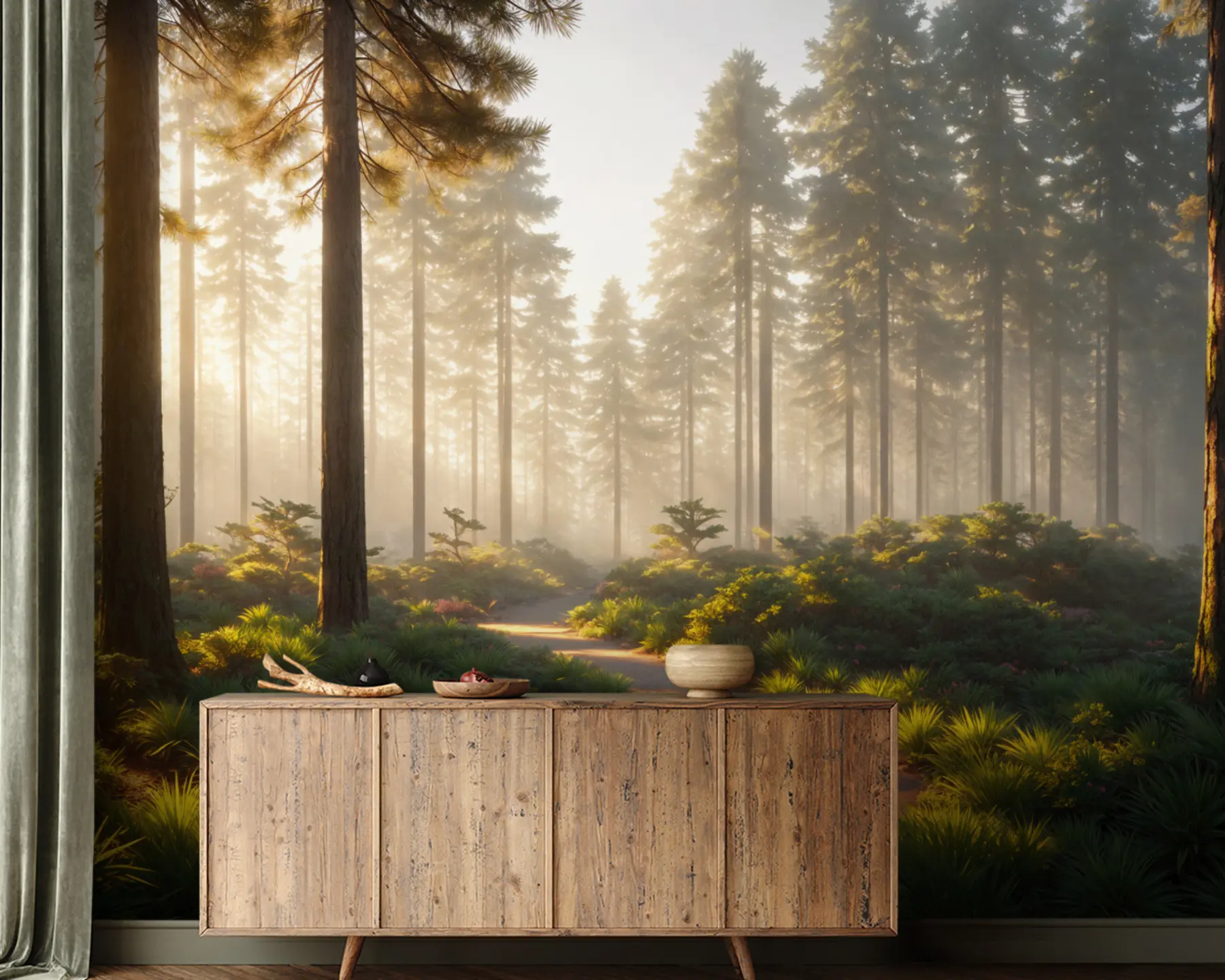 Fototapet lesní cesta u94531