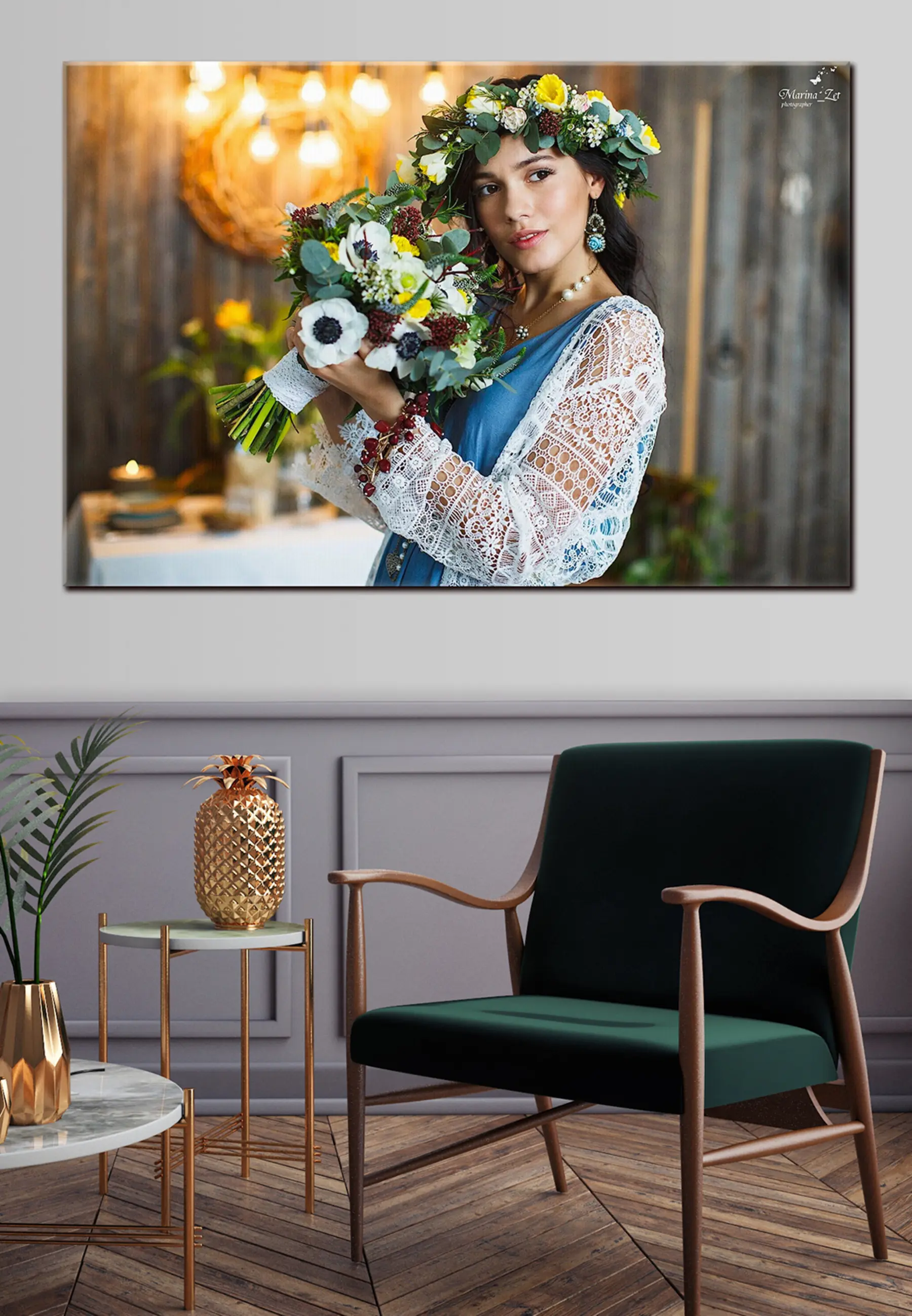 Obraz Květina, rukáv a sako Č. s33198