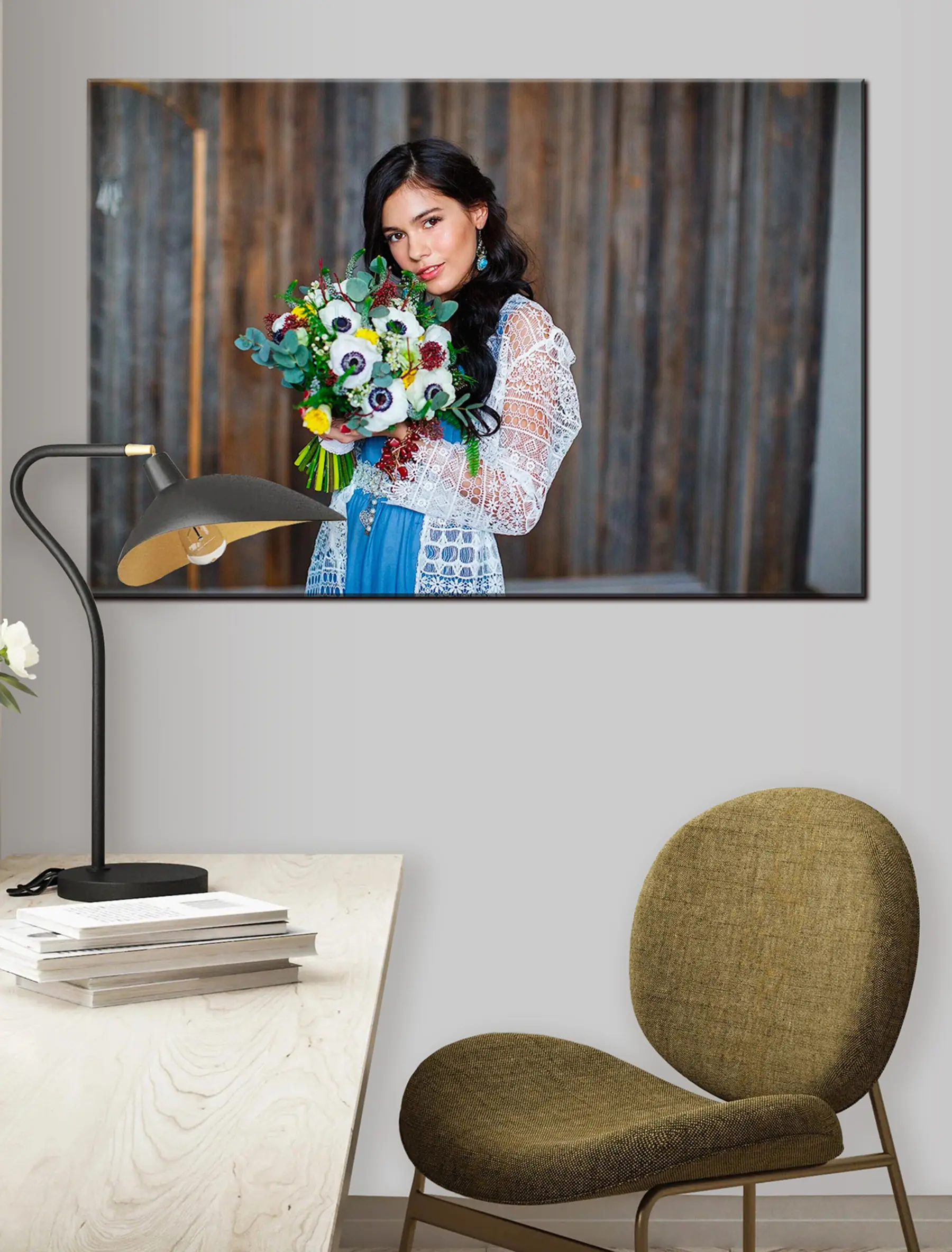 Obraz Květina, úsměv a rukáv Č. s33202