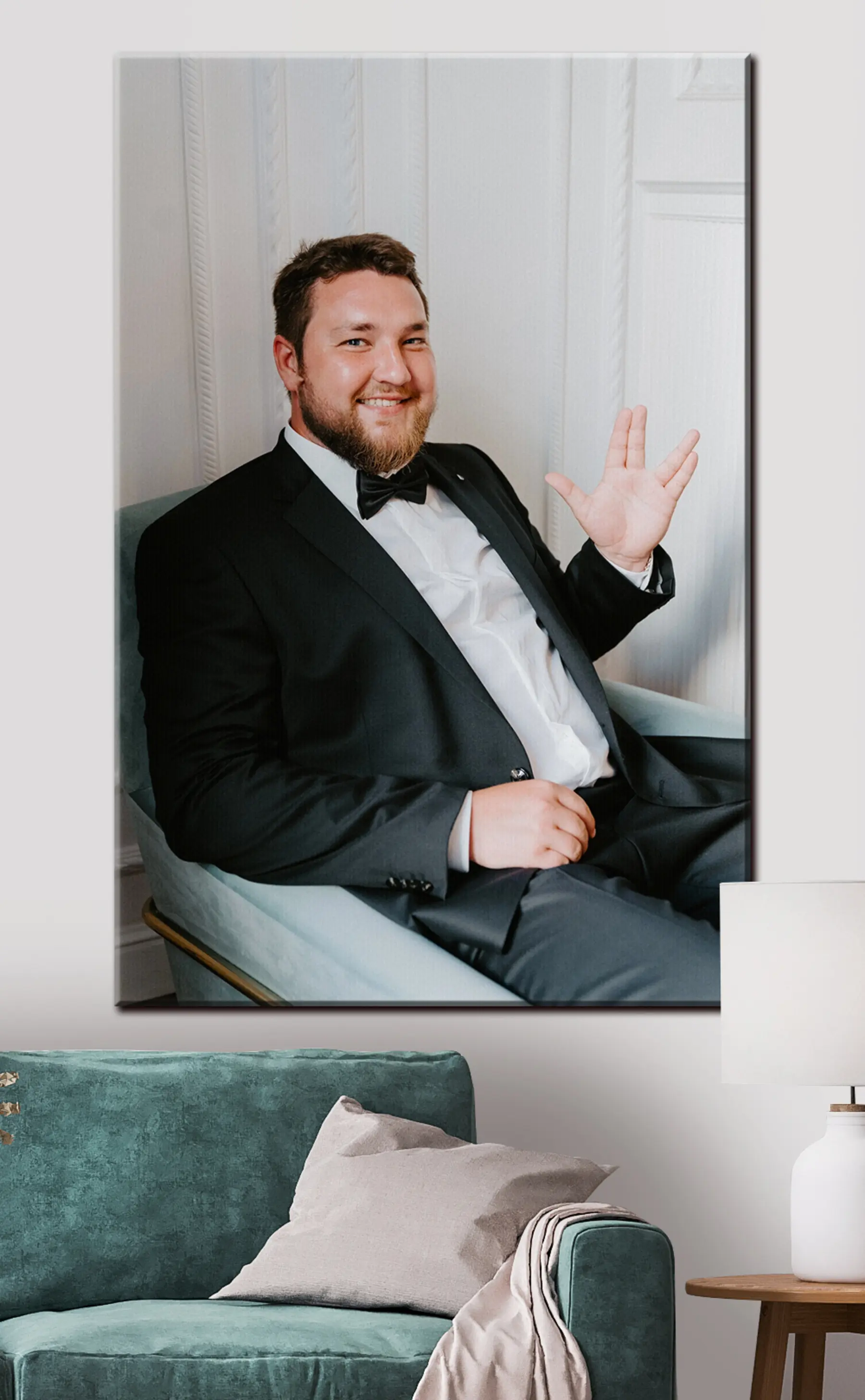 Obraz Úsměv, paže a košile Č. s33259