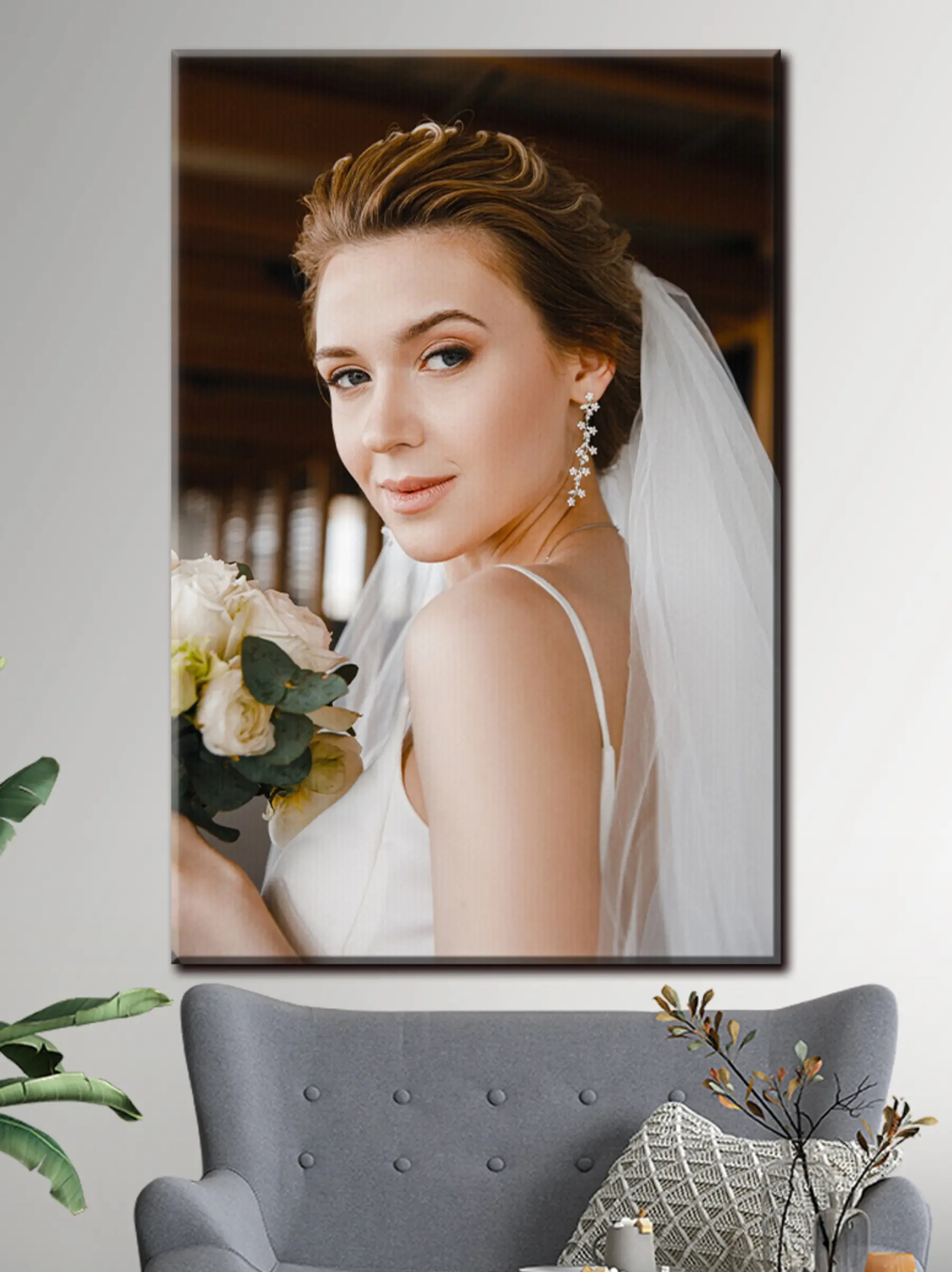 Obraz Řasy, svatební šaty a fotografování s bleskem Č. s33261