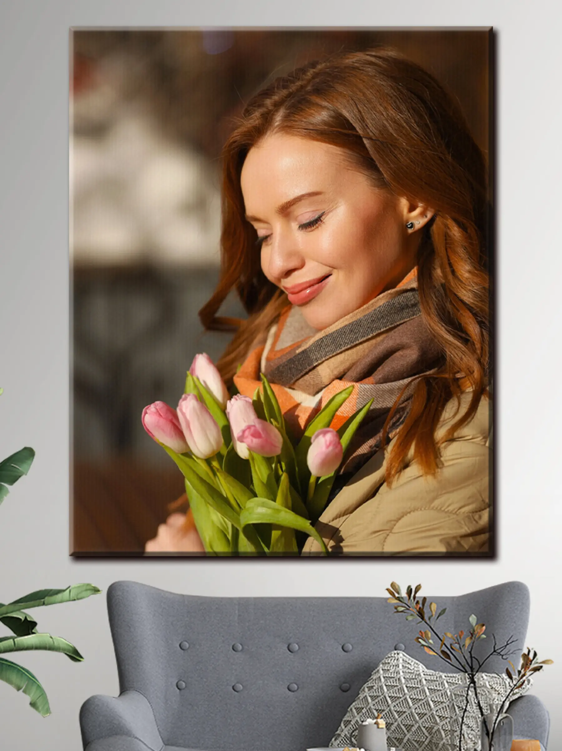 Obraz Květina, úsměv a rostlina Č. s33282