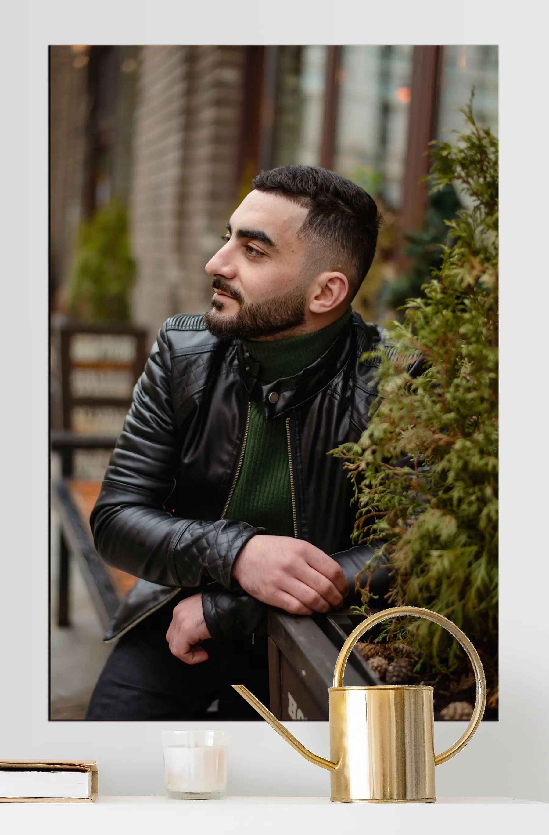 Obraz Svrchní oblečení, rostliny a vousy Č. s33328