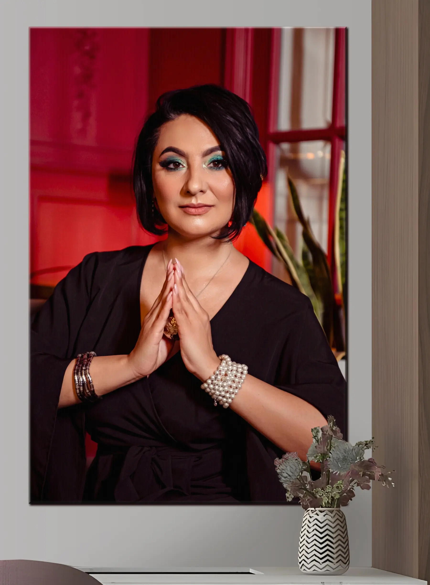 Obraz Rty, řasy a krk Č. s33331