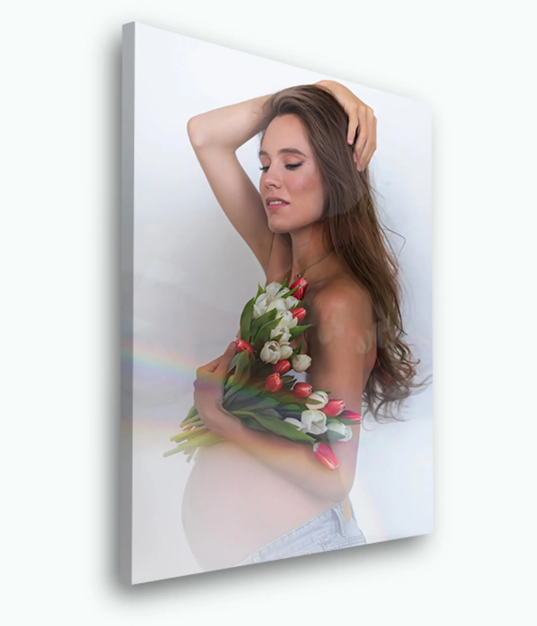 Obraz Květina, rostlina a rameno Č. s33377