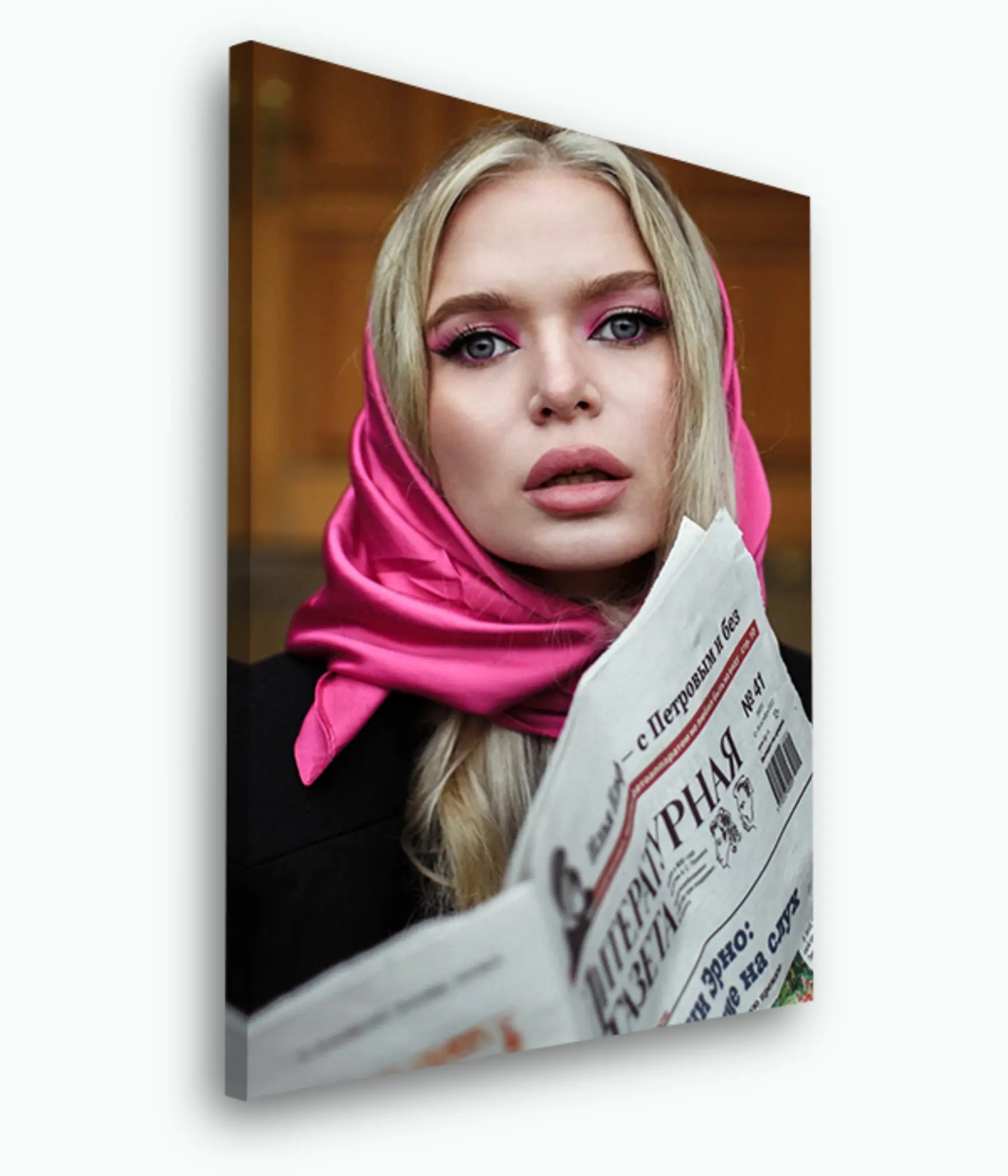 Obraz Tvář, pohodlí a oranžová Č. s33394