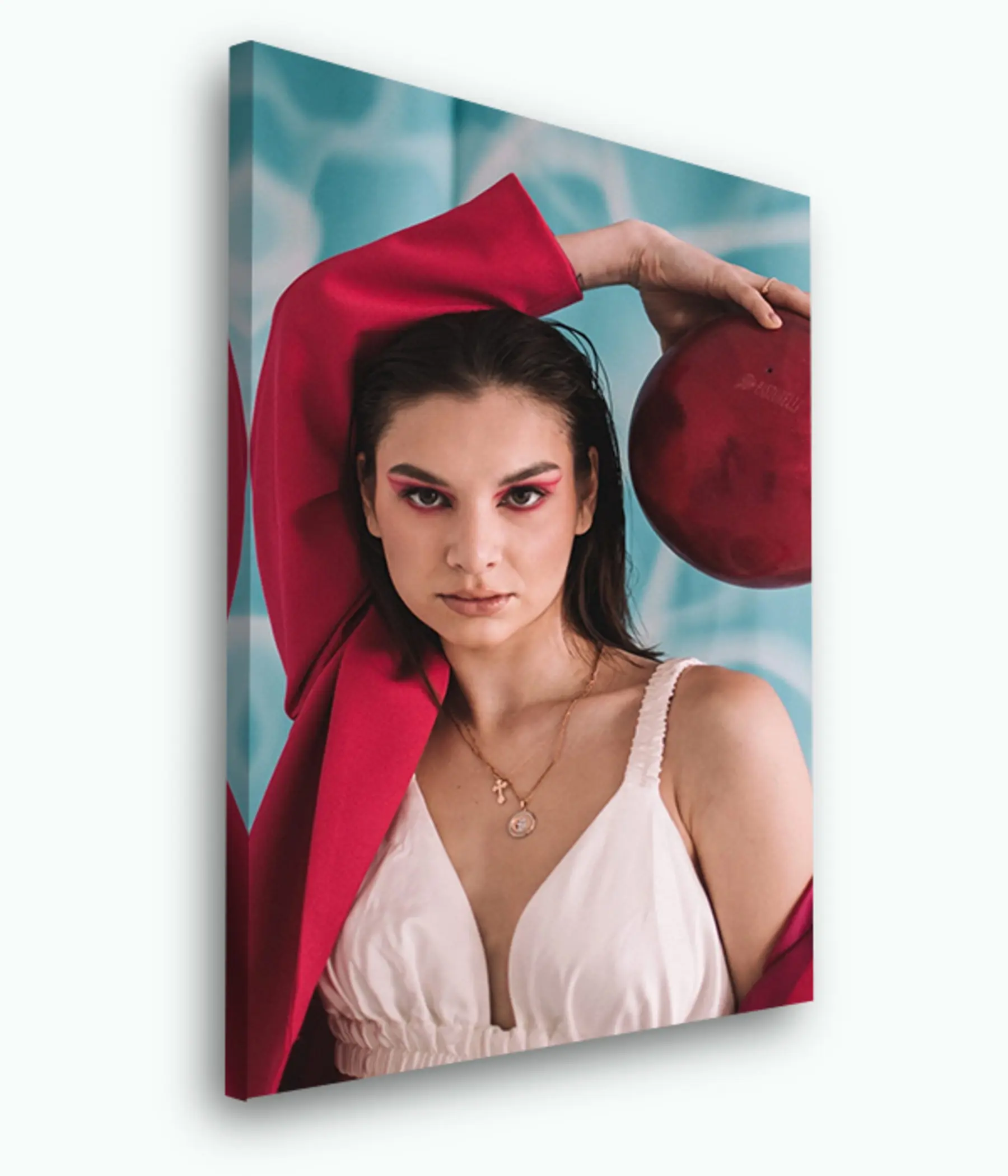 Obraz Fotografie, řasy a rtěnka Č. s33398