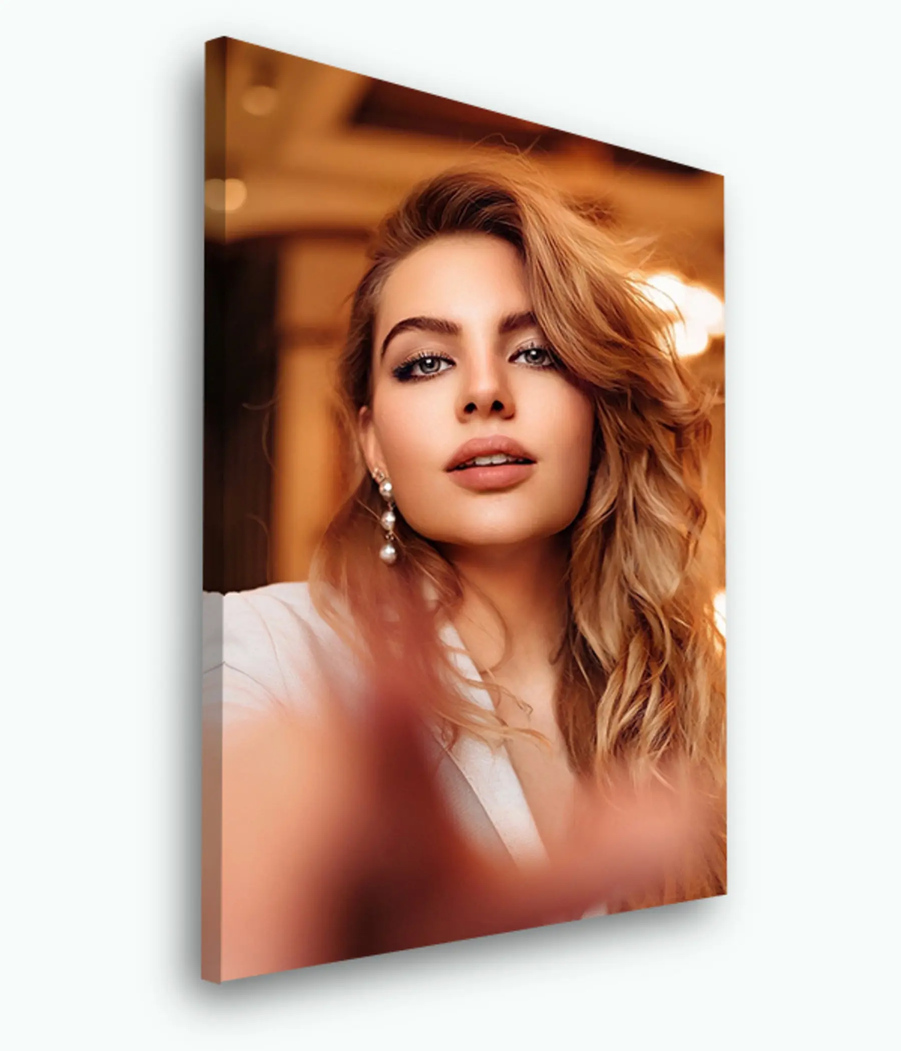 Obraz Rostlina, fotografie s bleskem a oranžová Č. s33429