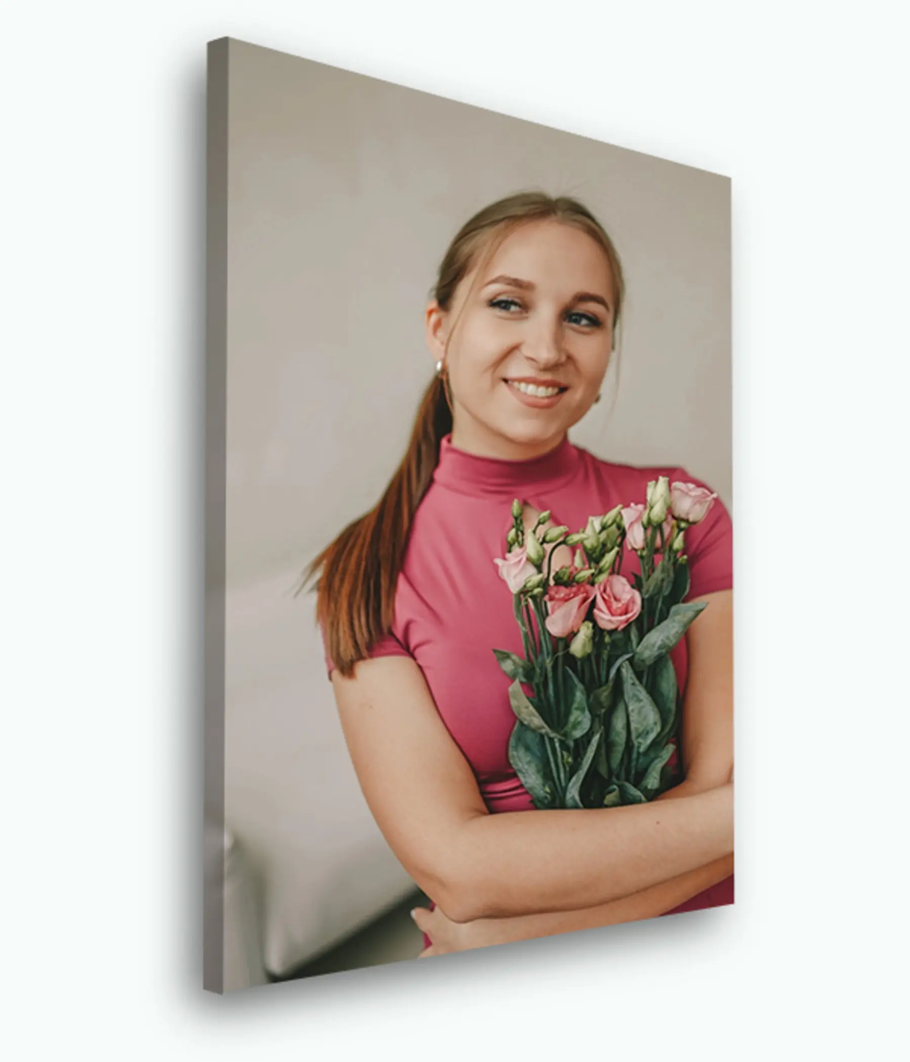 Obraz Úsměv, rostlina a rameno Č. s33447