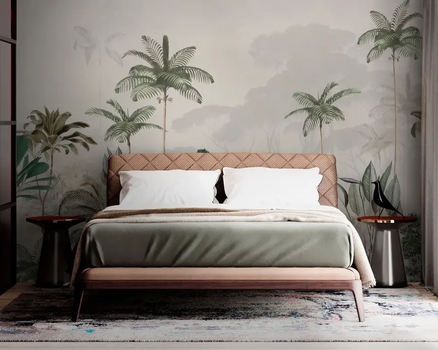 Fototapet Vysoké palmy a oáza u94631