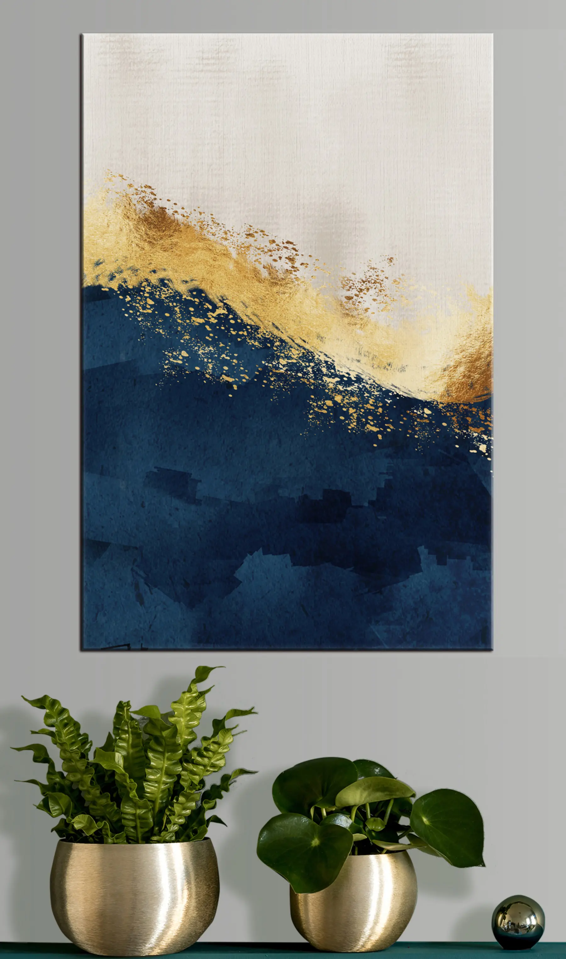 Fototapet Bílá a modrá s34212