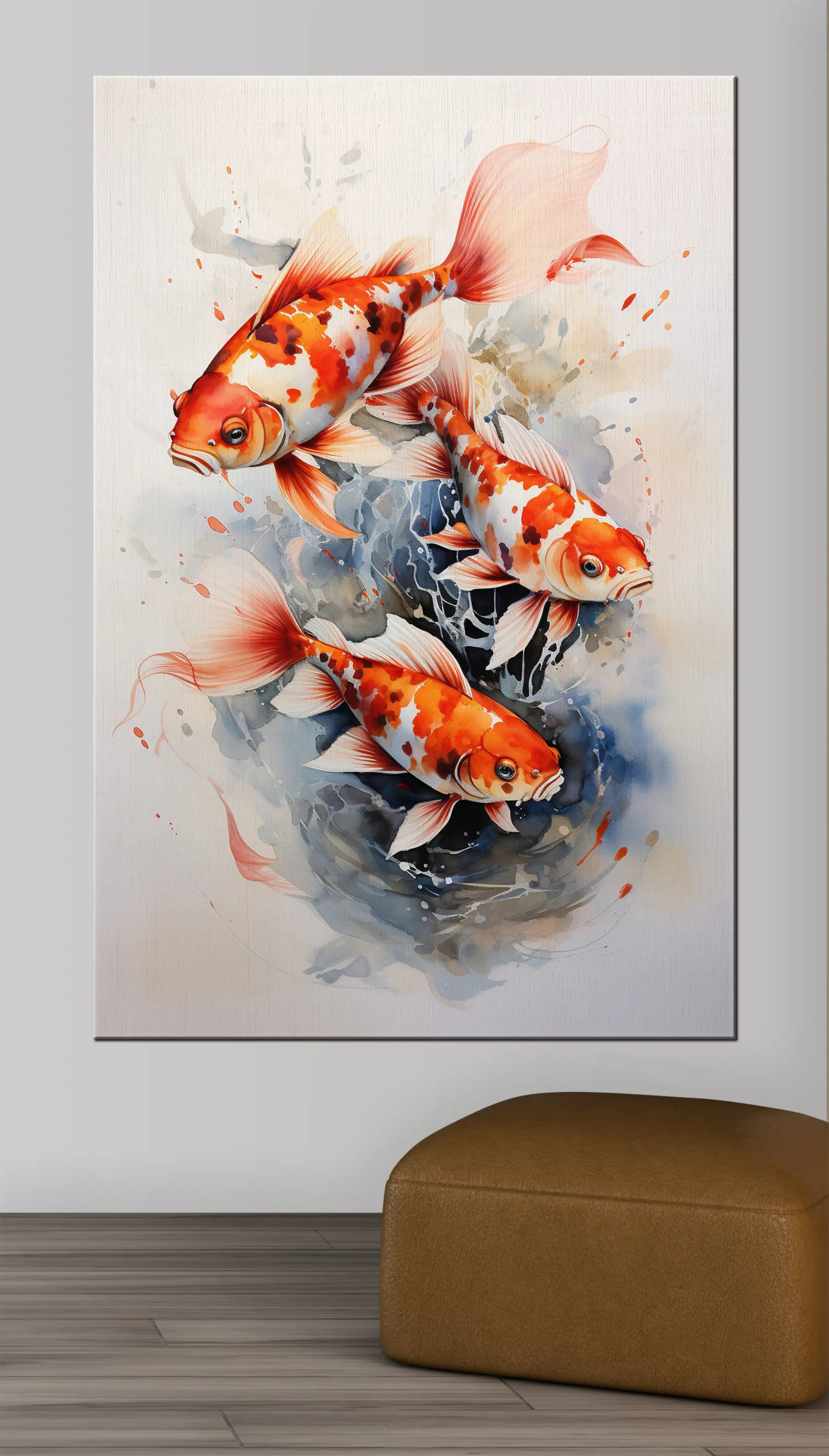 Obraz Koi, ploutve a tekutiny Č. s34247