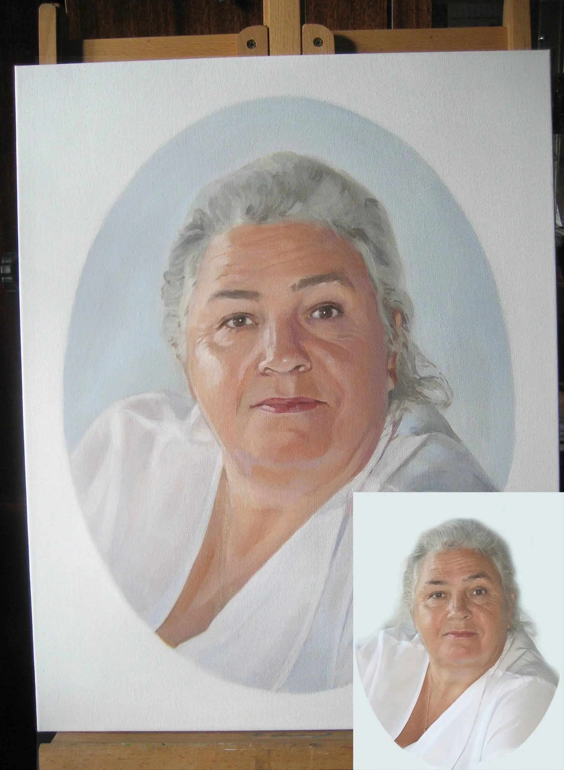 Obraz Čelo, nos a tvář Č. s34635