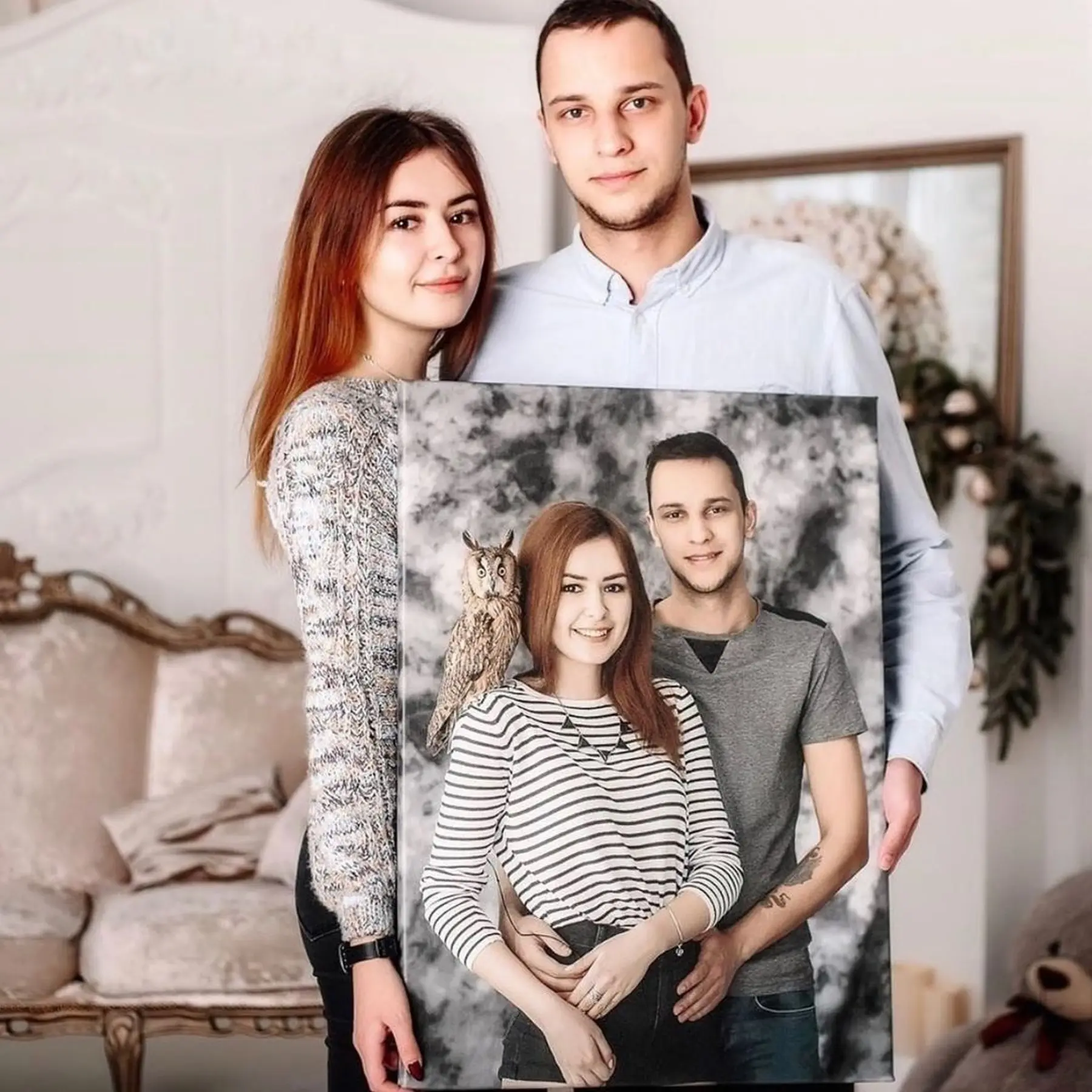 Obraz Obličej, úsměv a účes Č. s34645