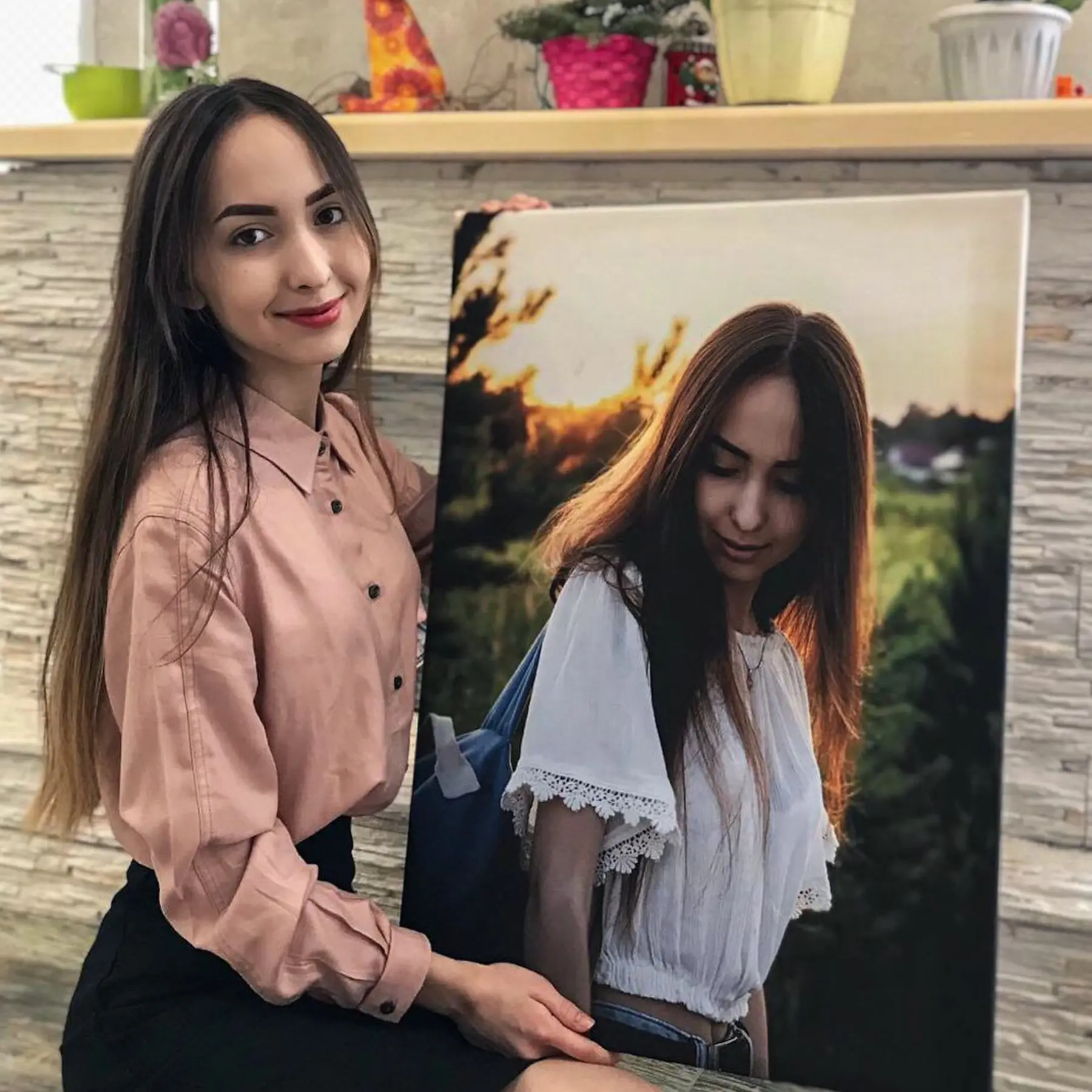 Obraz Fotografování vlasů, úsměvů a blesků Č. s34674