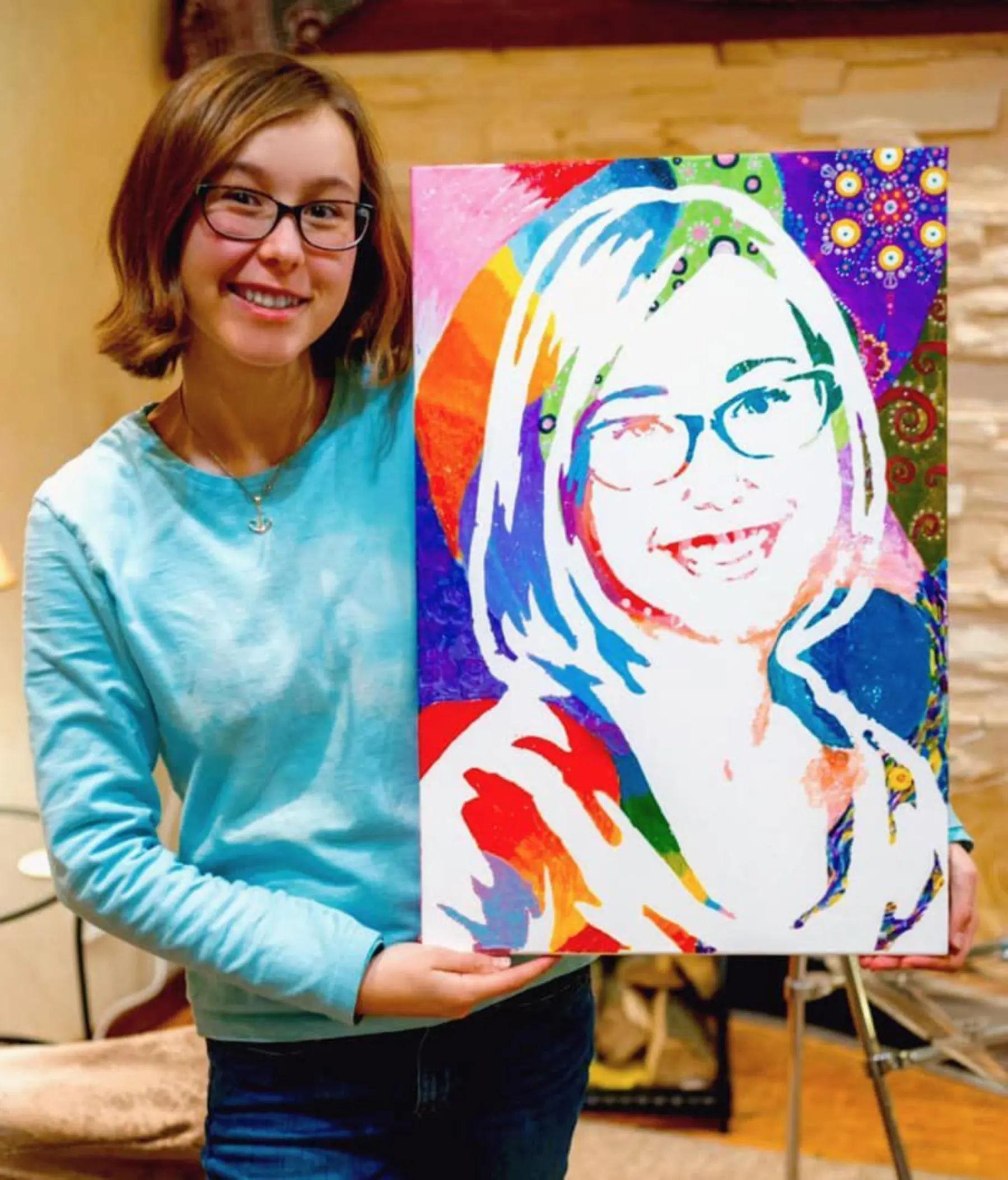 Obraz Brýle, úsměv a džíny Č. s34683