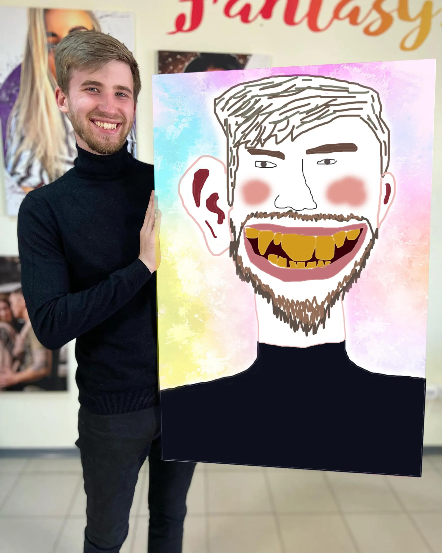 Obraz Vlasy, hlava a úsměv Č. s34835