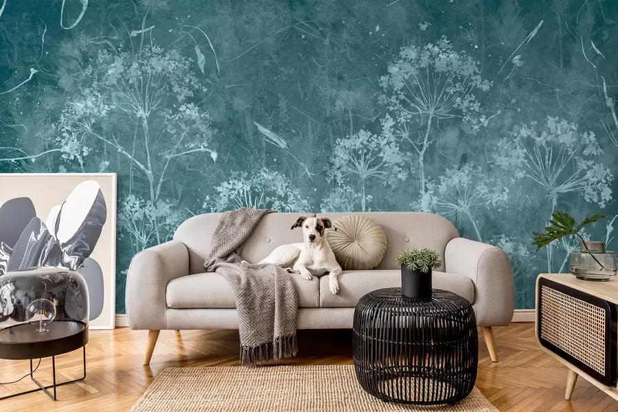 Fototapet Květiny ve stylu grunge u96551