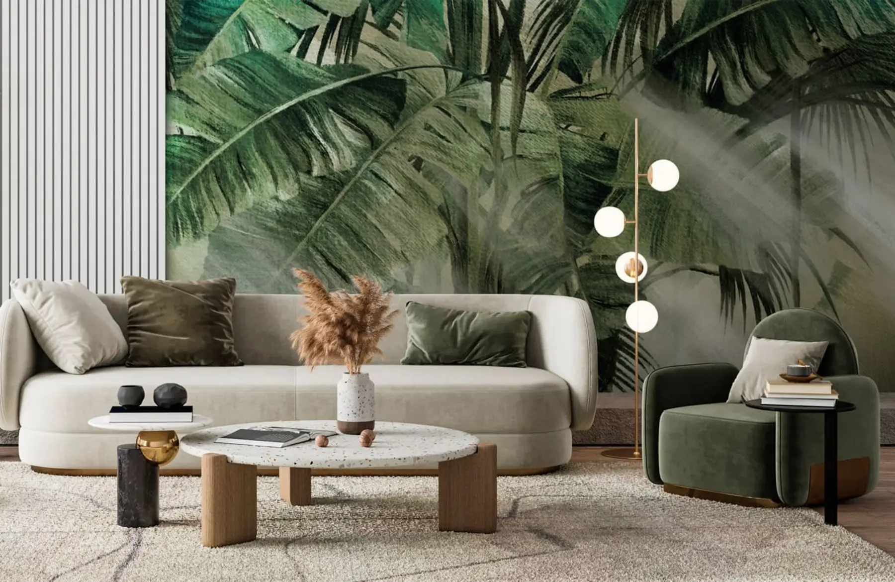 Fototapet Tropická oáza banánových listů u96855