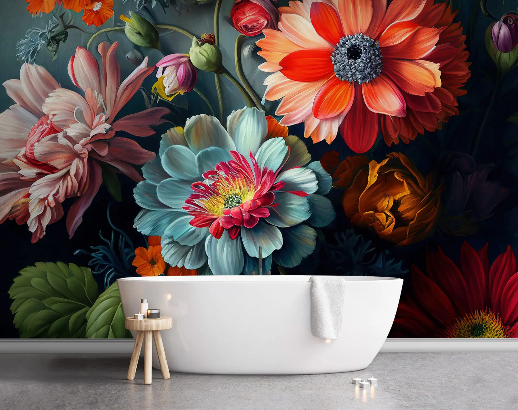 Fototapet Květinové splash u96631