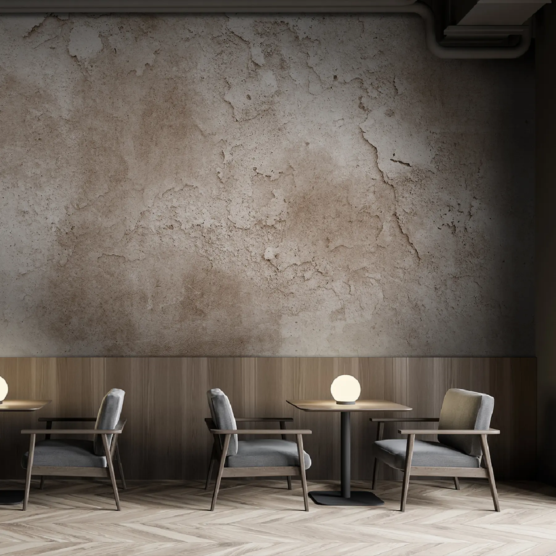 Fototapet Hnědá betonová zeď s hrubými hranami u97237