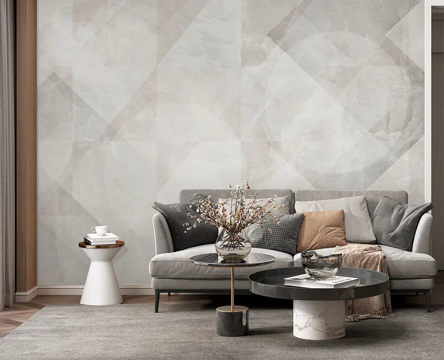 Fototapet Geometrické abstrakce na mramorovém pozadí v pastelových barvách u97269