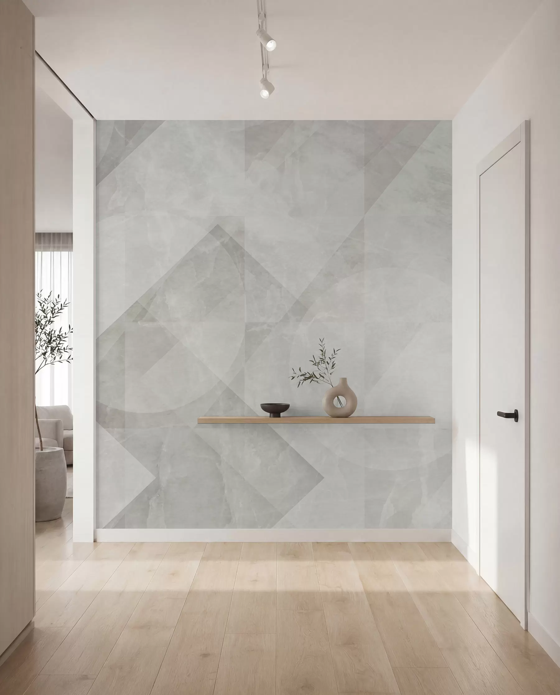 Fototapet Geometrické abstrakce na mramorovém pozadí v pastelových barvách u97269