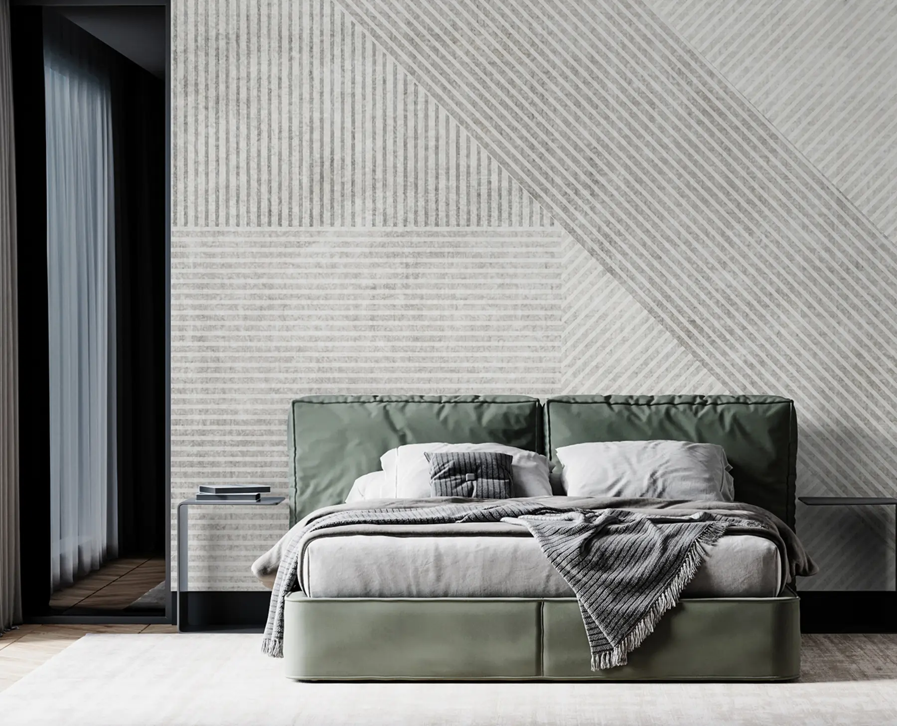 Fototapet Geometrické vintage čáry u96331