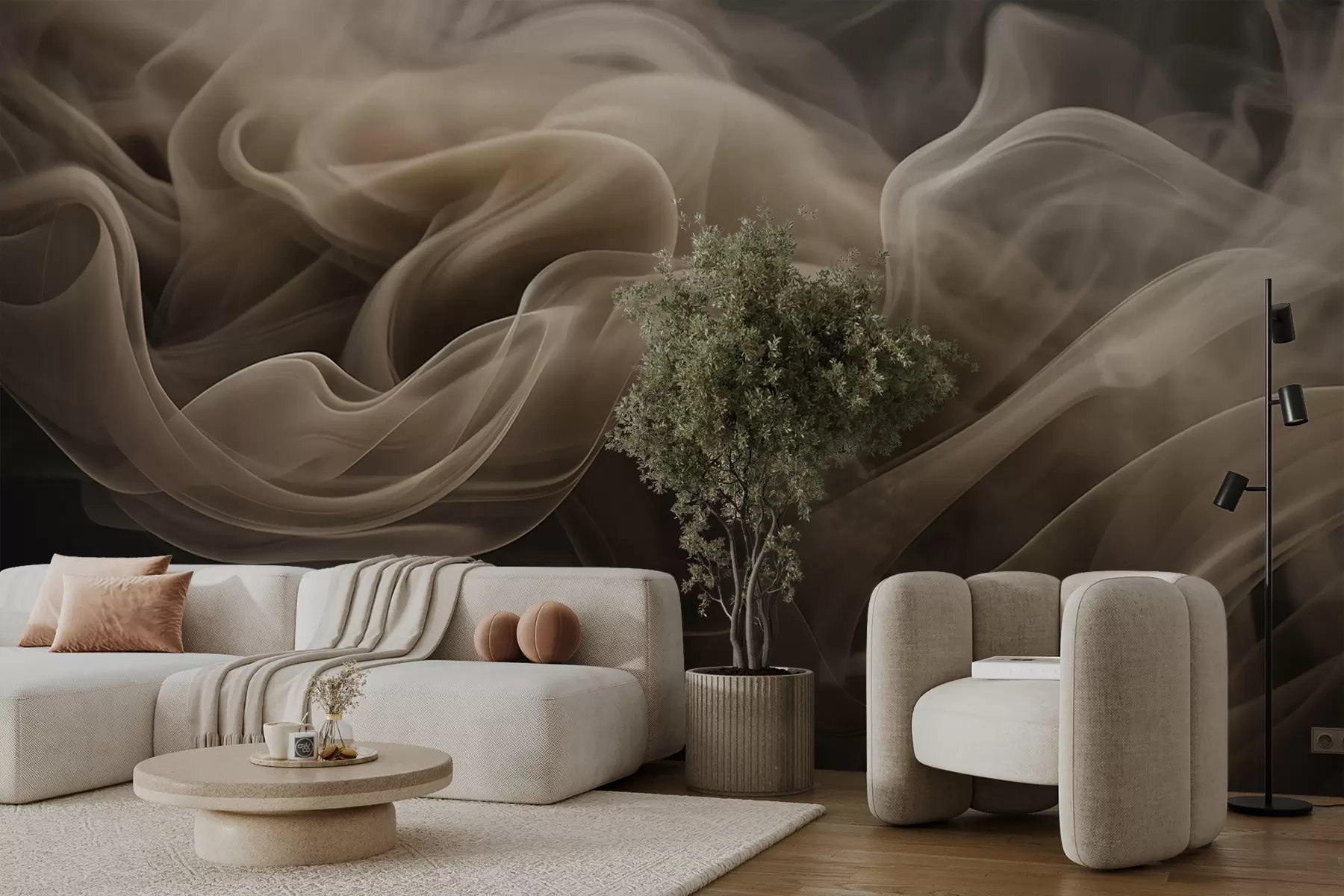 Fototapet Abstraktní vlny kouře u96591