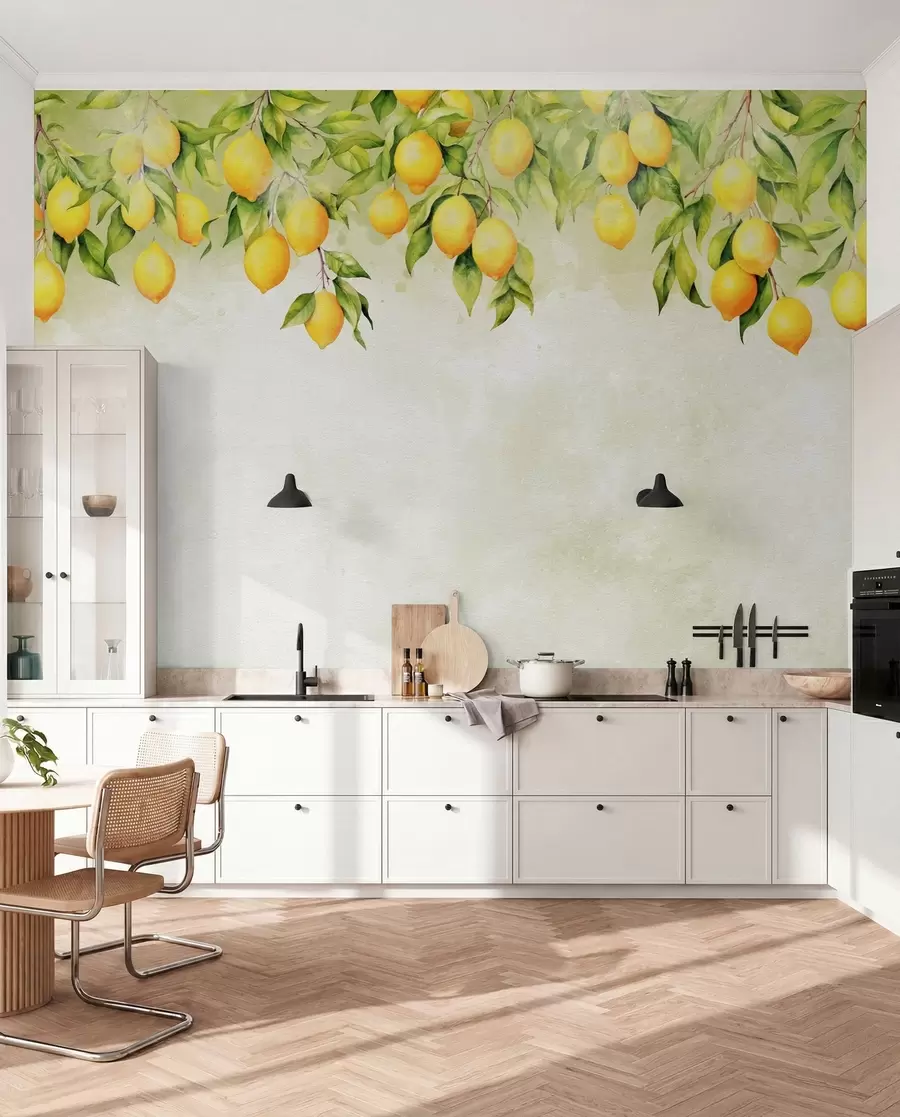 Fototapet Jemné citronové větve u97595