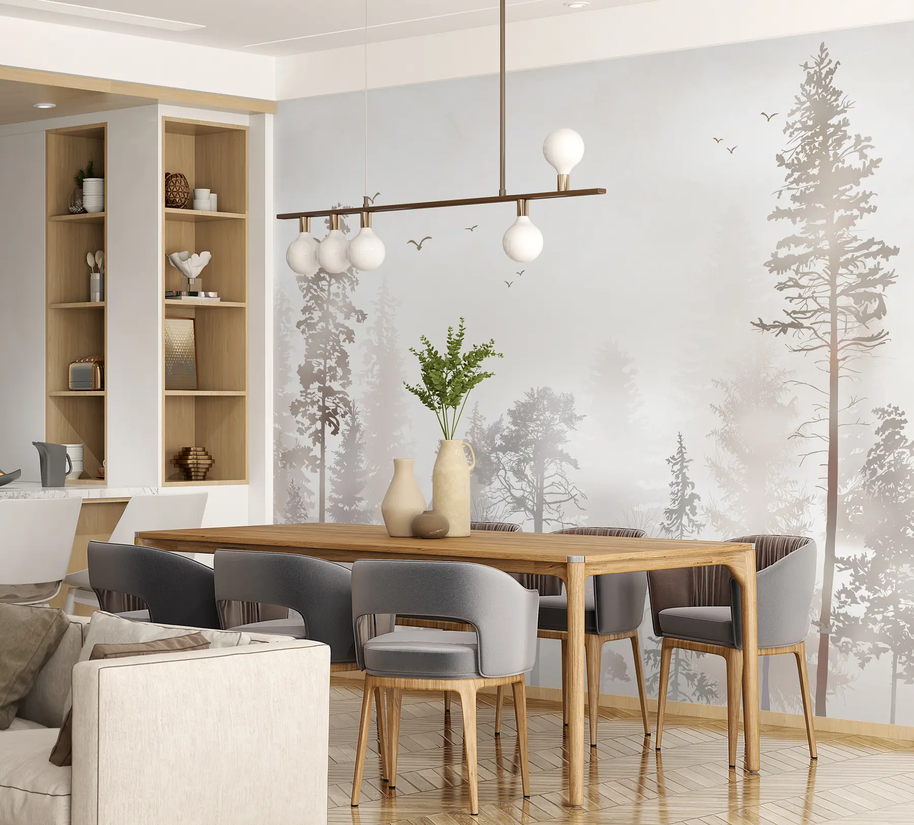 Fototapet Les u98508