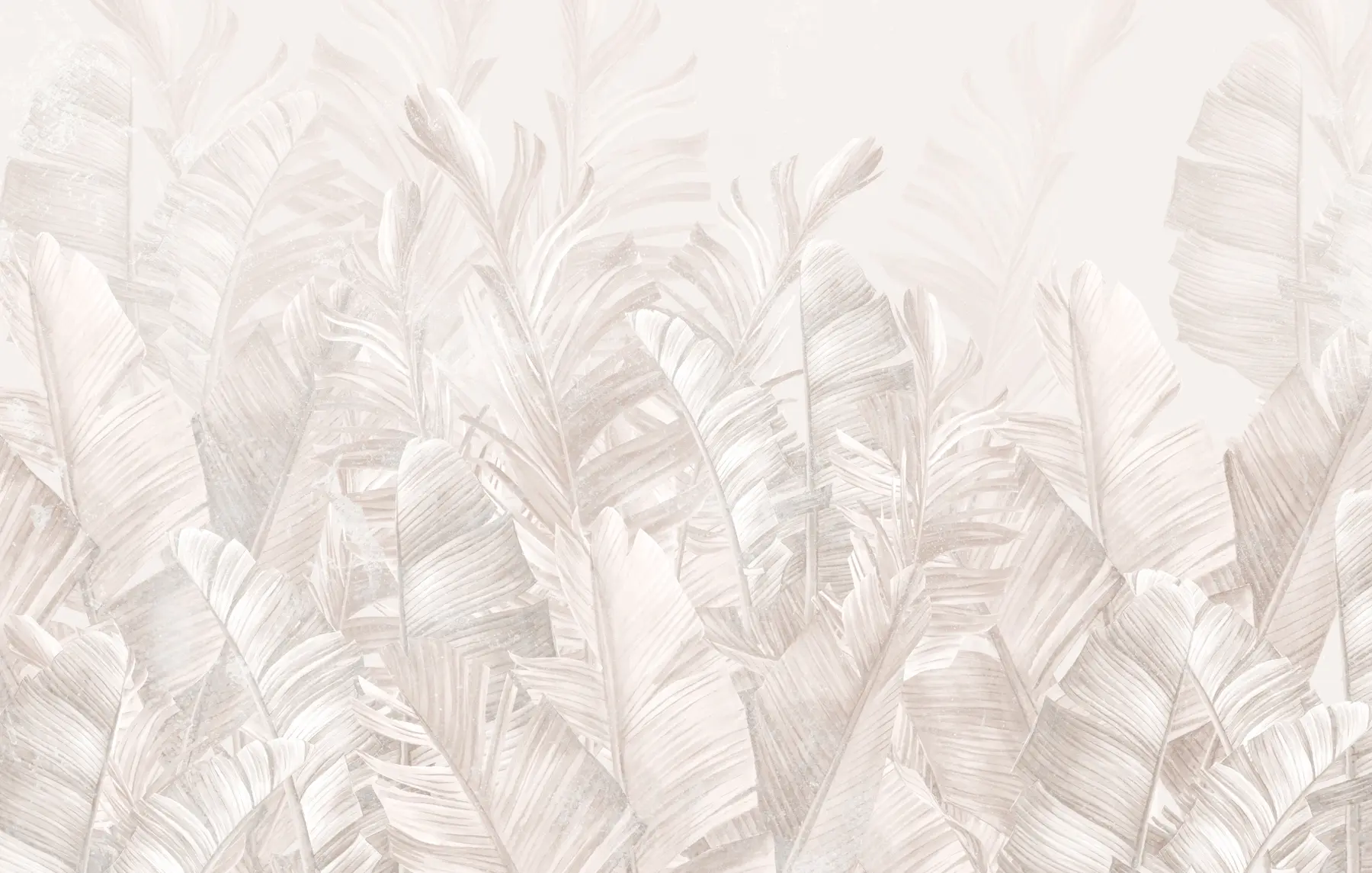 Fototapet Trendy tropické béžové listy u98951