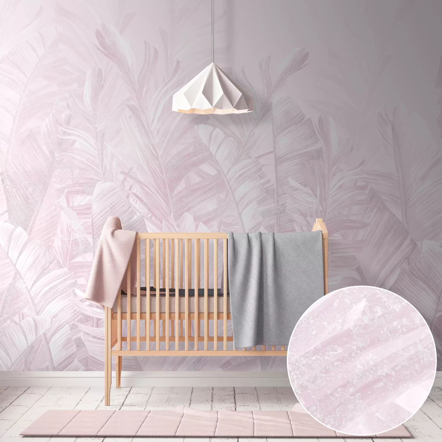 Fototapet Trendy tropické růžové listy u98951v1