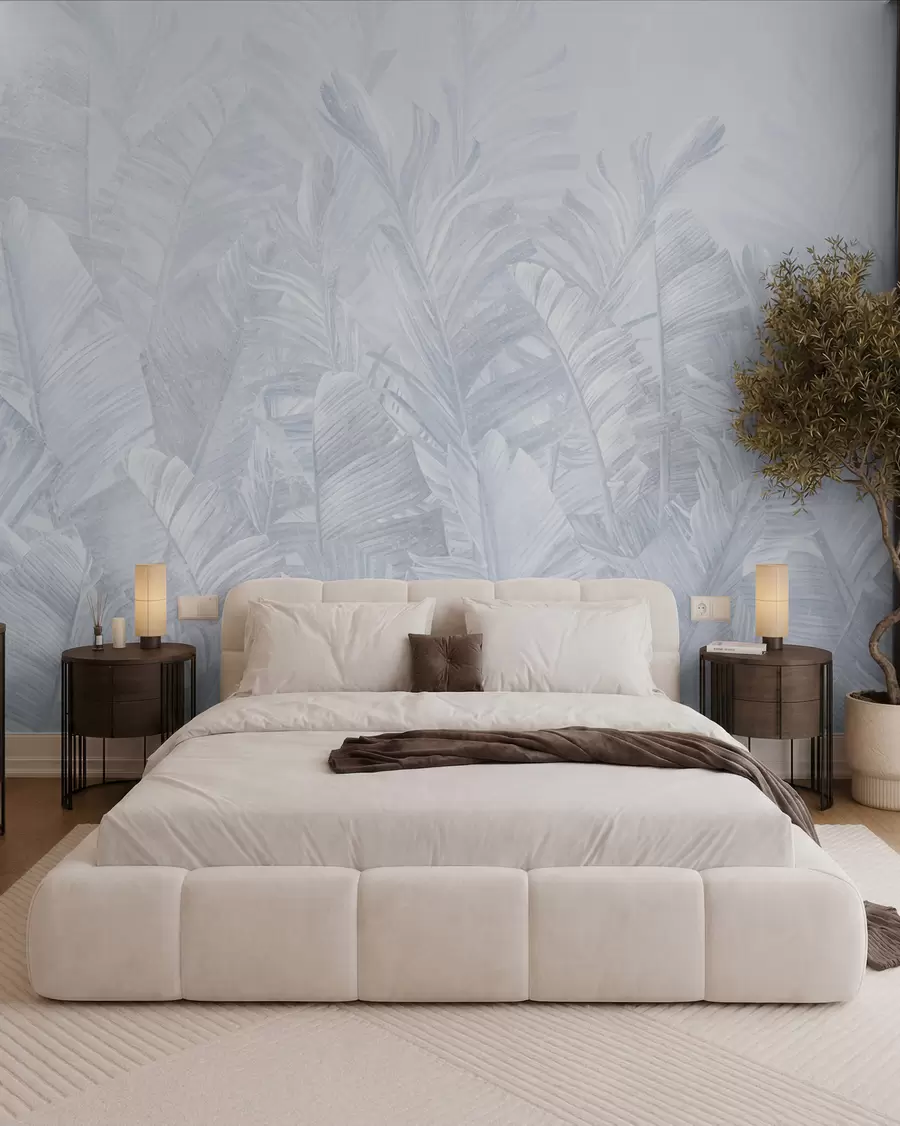 Fototapet Trendy tropické modré listy u98951v5