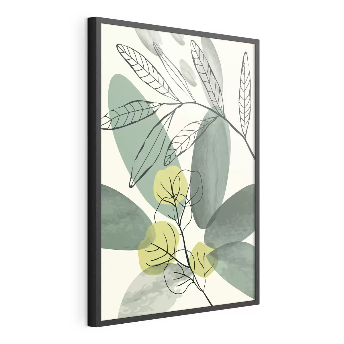 Poster Akvarelová kresba boho listů f36106